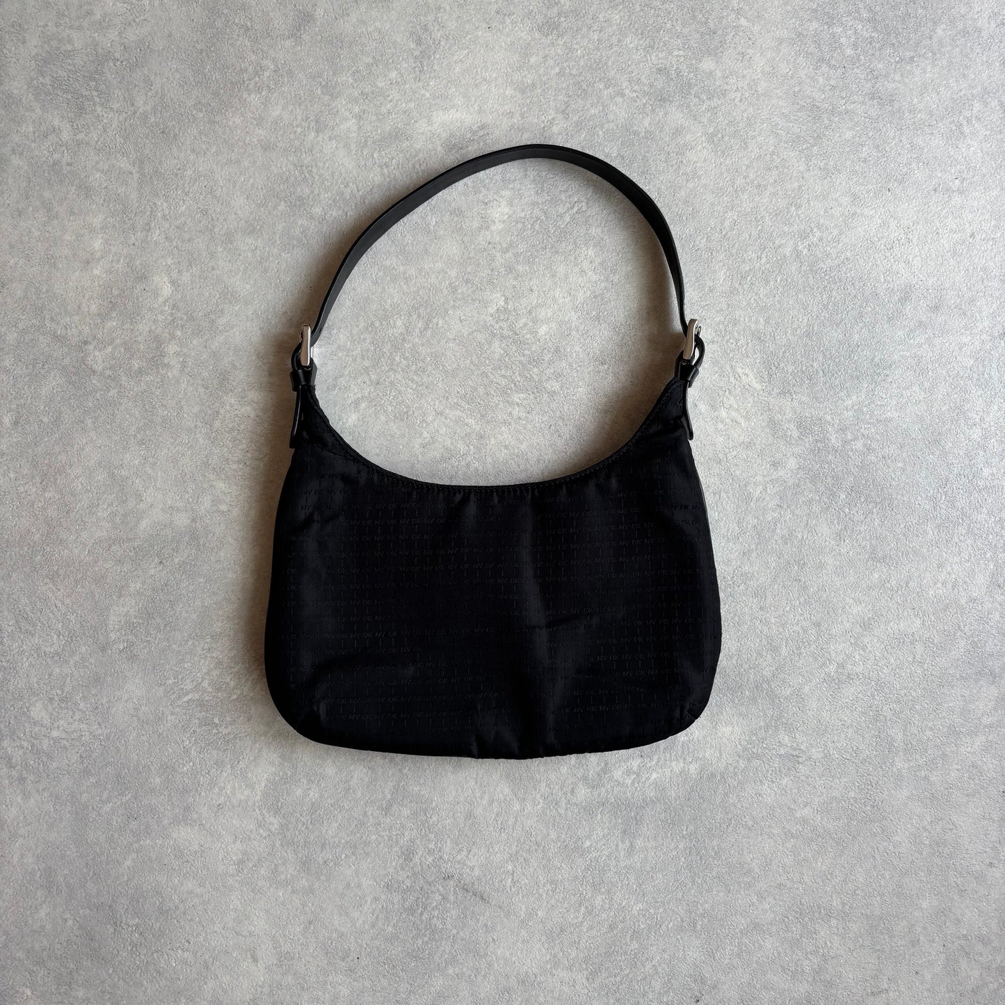 DKNY Embossed Black Nylon Bag 2YK