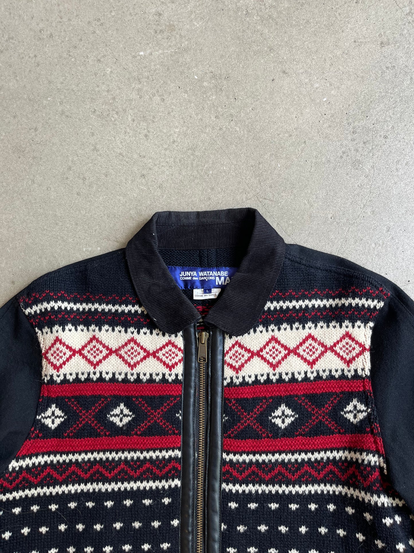 Junya Watanabe - Comme Des Garcons Knitted Shirt L