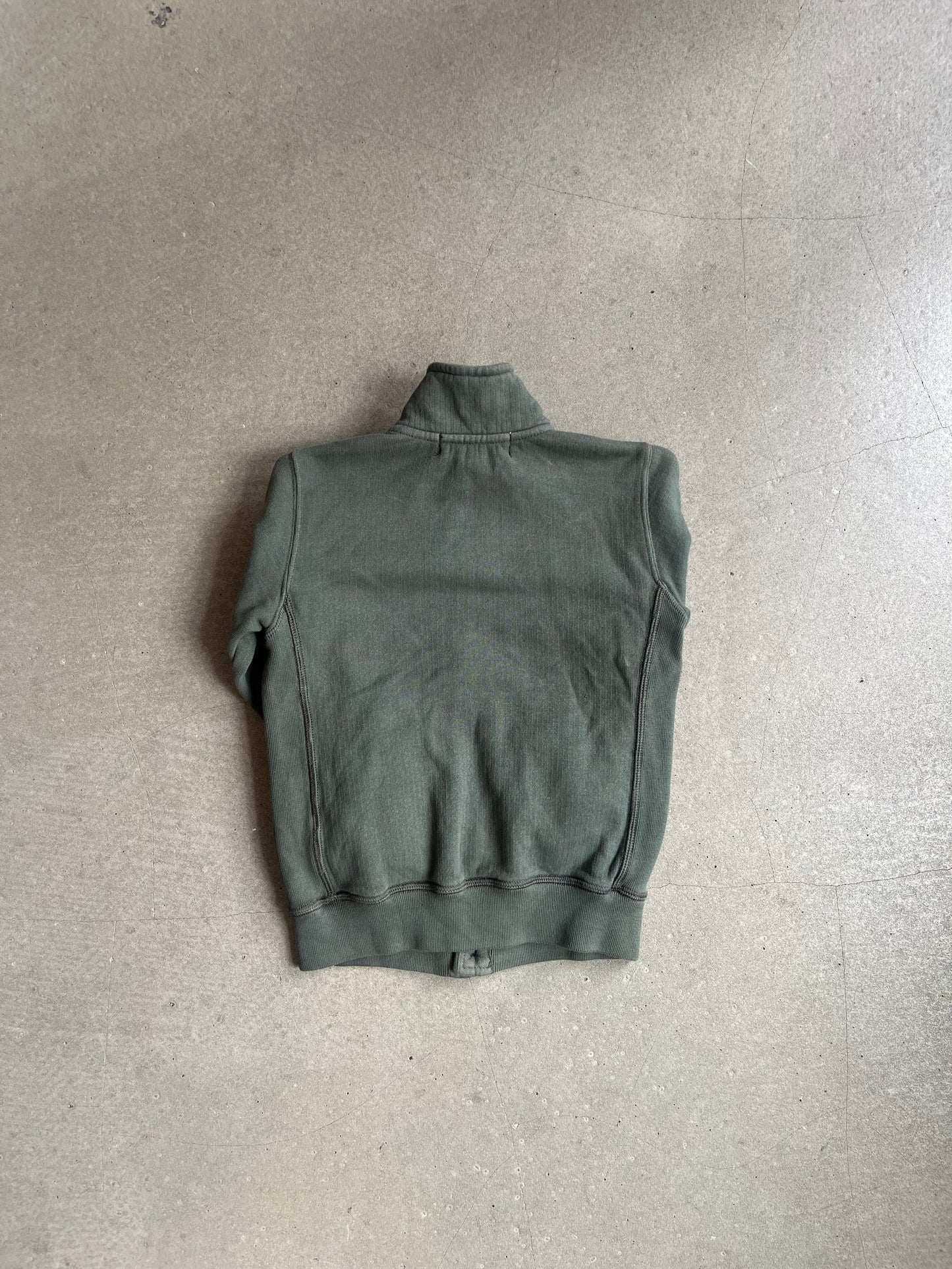 Stone Island Junior Button Up Sweater Green 2 years
