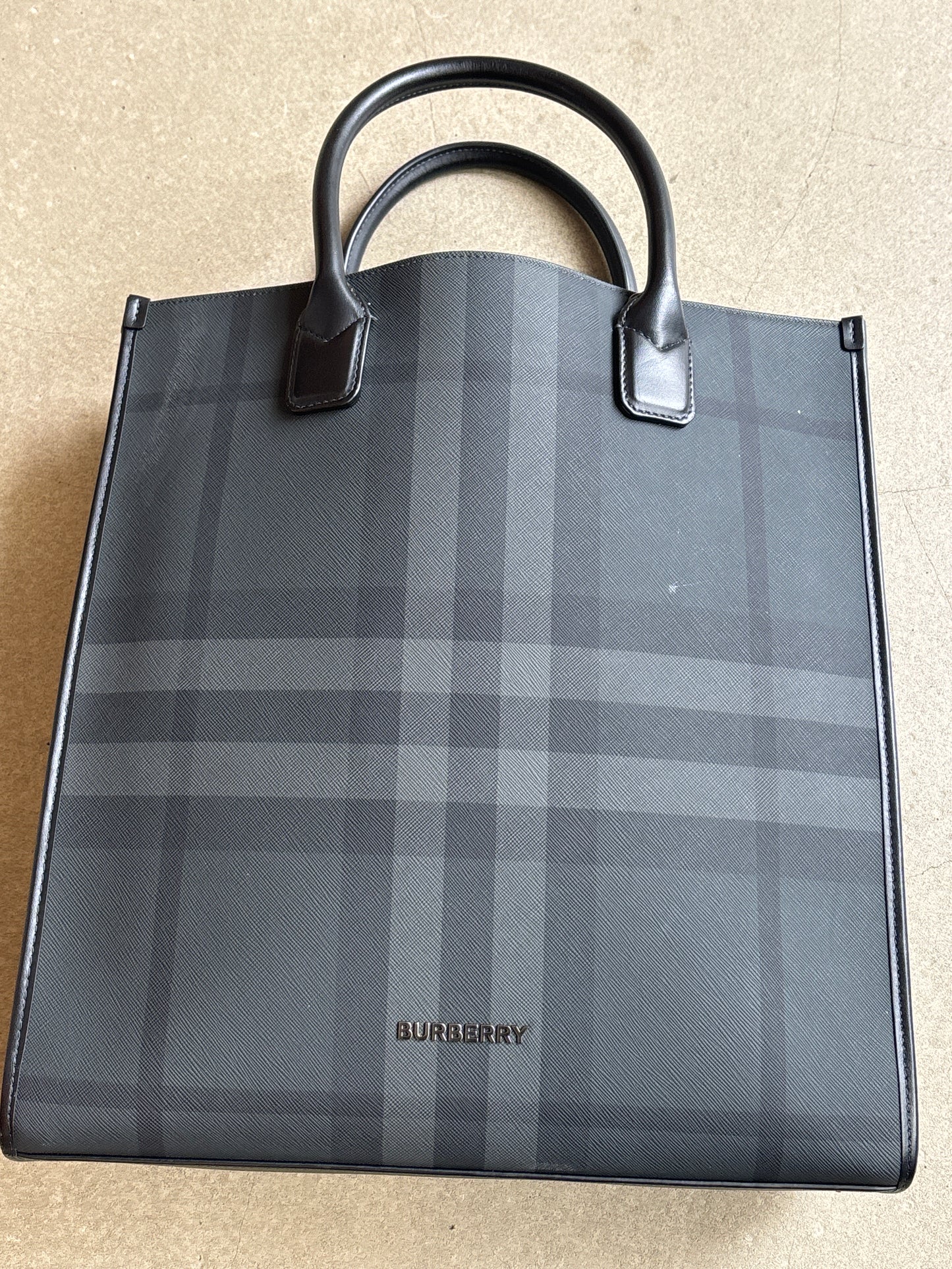 Burberry Canvas Tote Bag Black