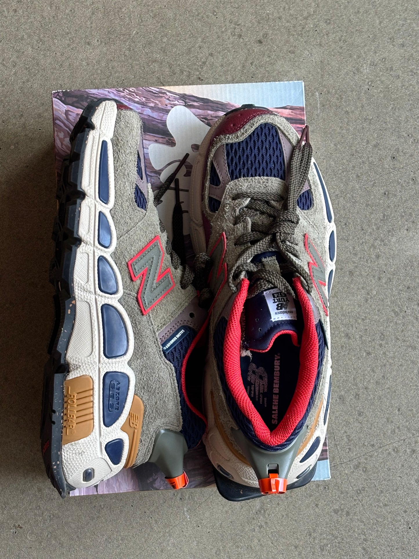 New Balance 574 YURT Salehe Bembury Team Forest Green 42