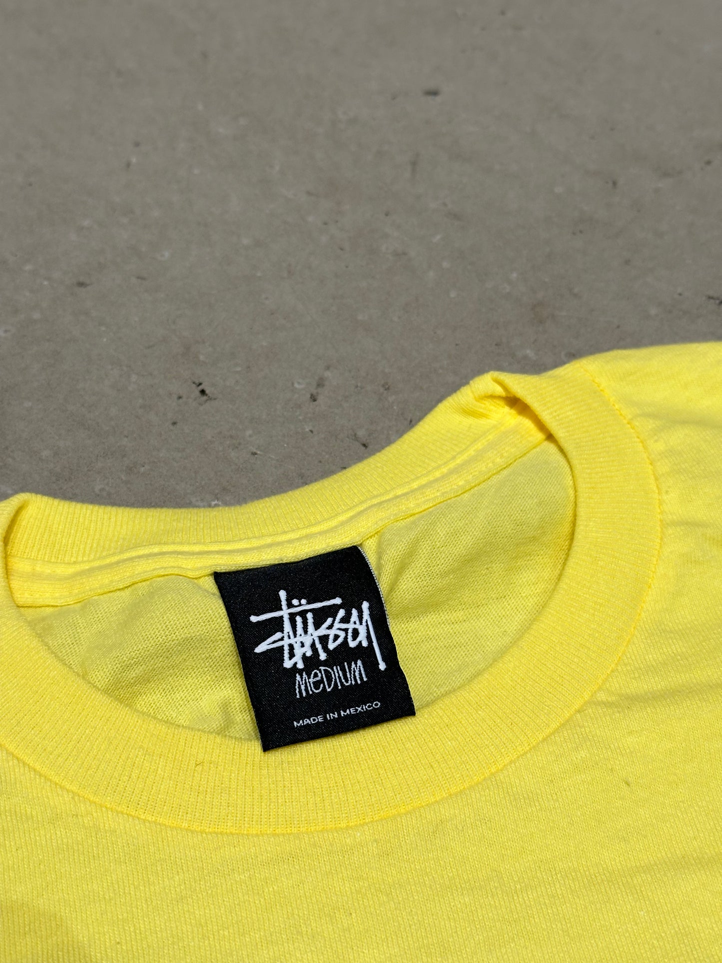 Stussy Logo SS Yellow M
