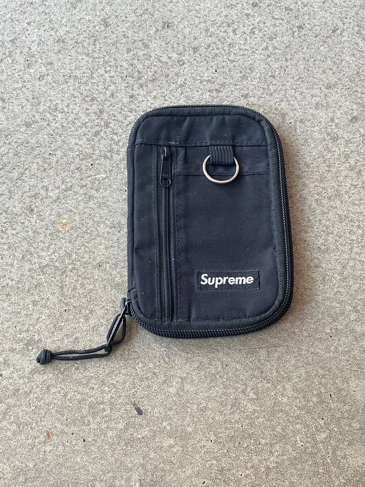 Supreme Small Zip Pouch Black