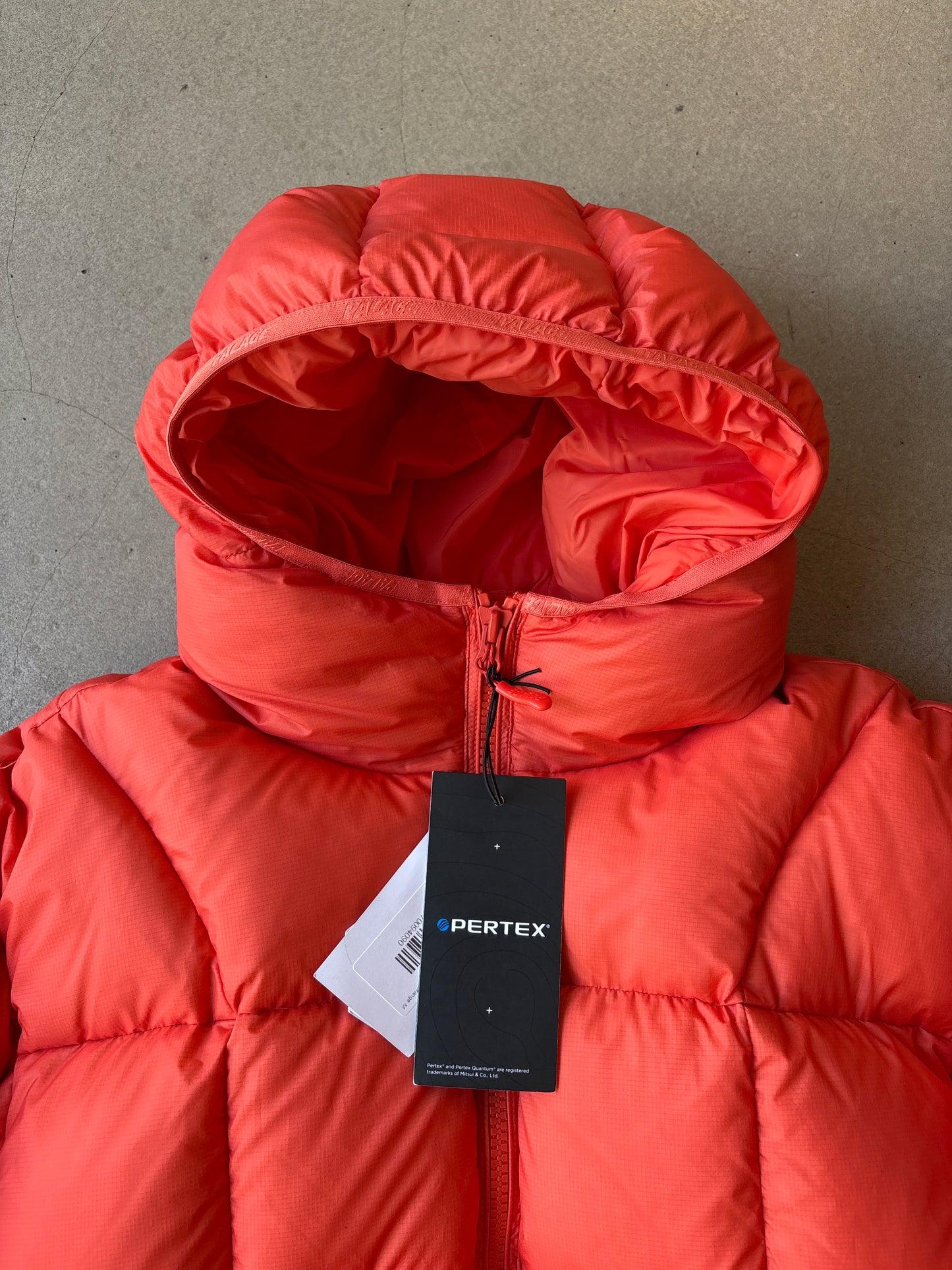 Palace Pertex Frost Balaclava Puffa Orange M