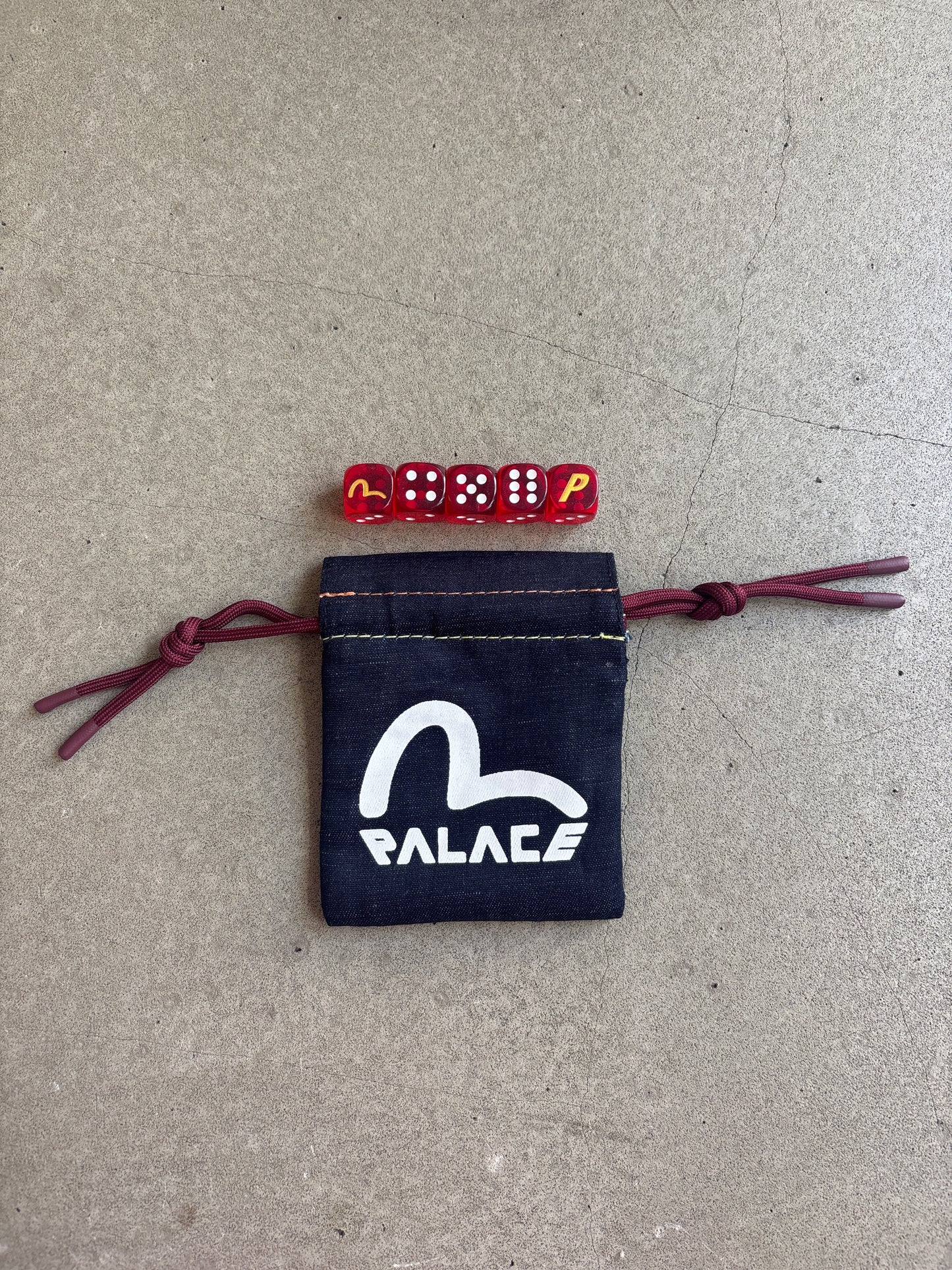 Palace x Evisu Dice Red