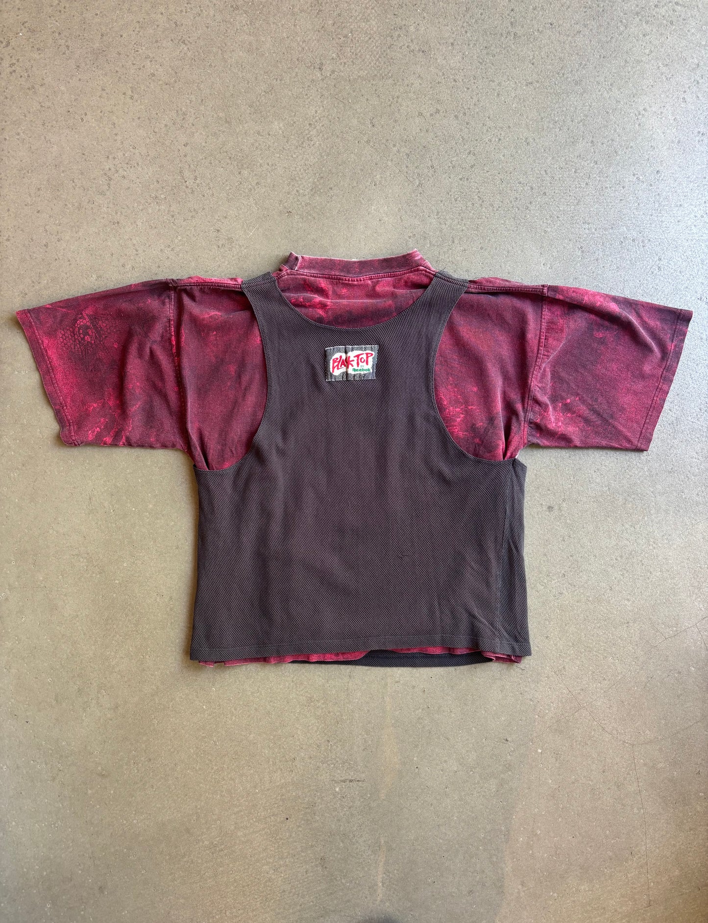 Reebok Blacktop Vest Tee Red XL