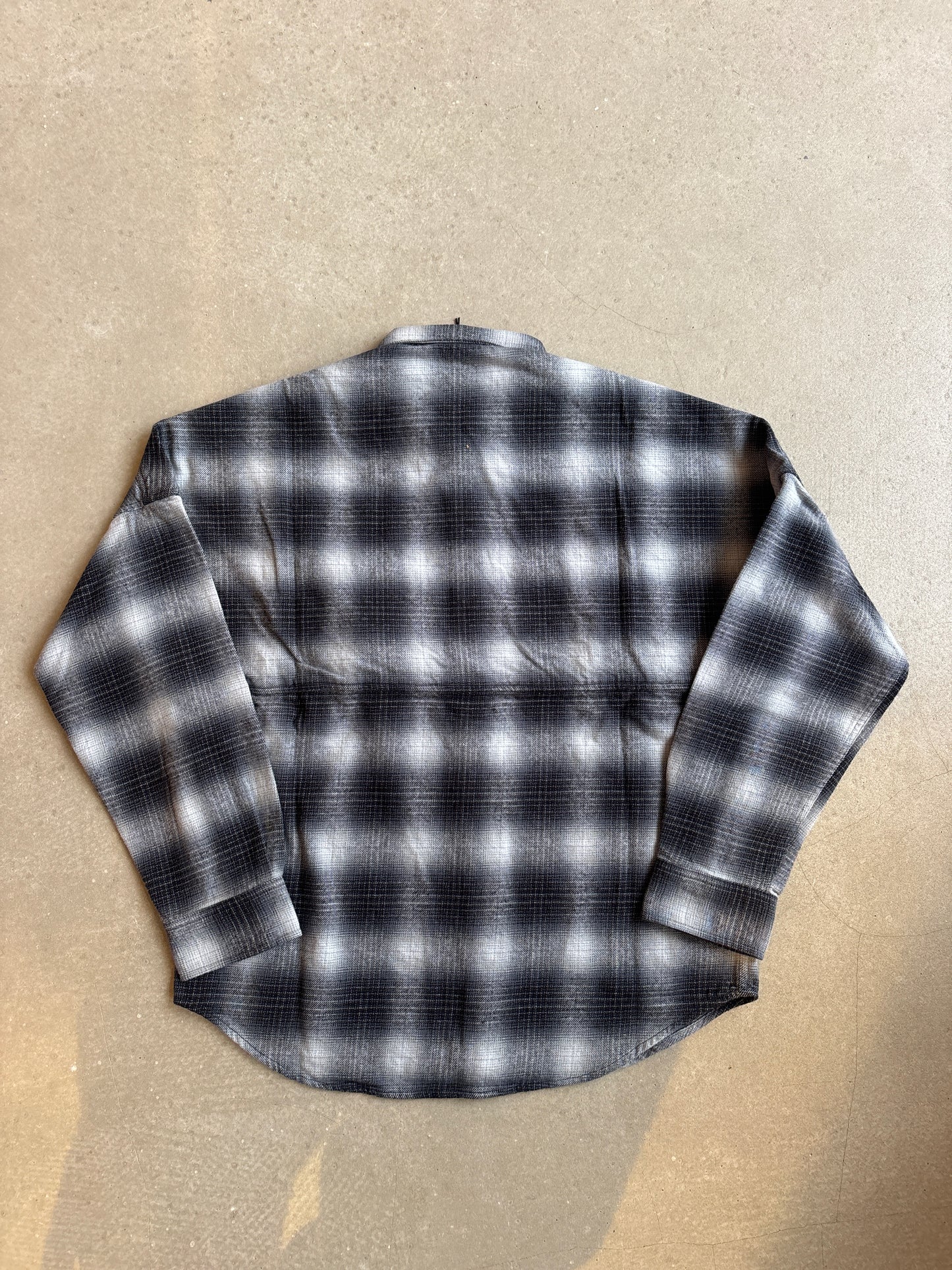 Palace x Neighborhood Shirt Grey Ombre Plaid