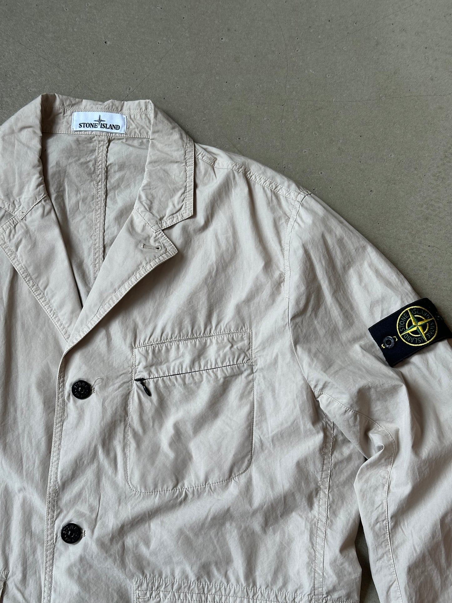 Stone Island Tela Paracadute Jacket Beige XXL