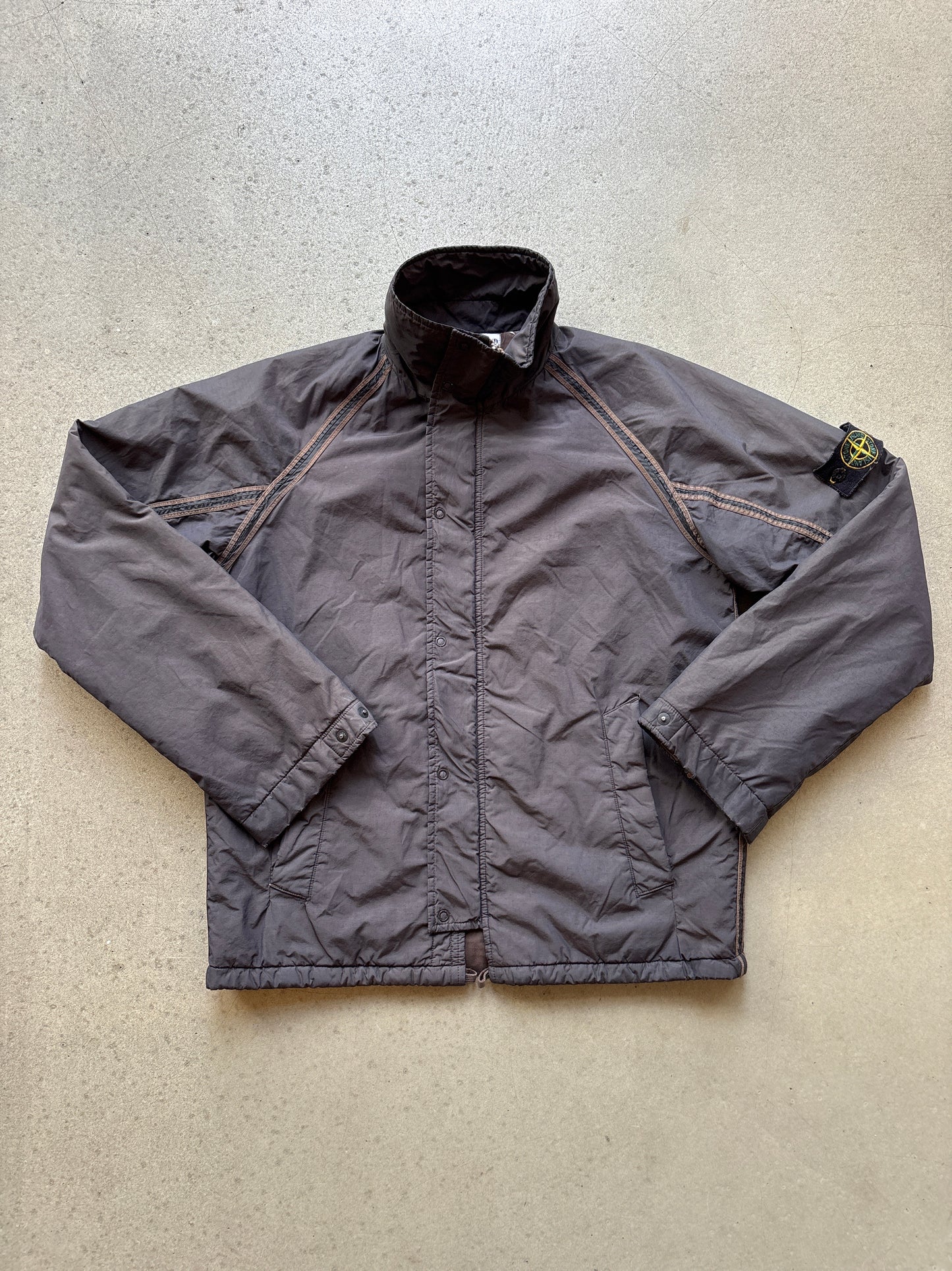 Stone Island Seamed Jacket Brown Medium