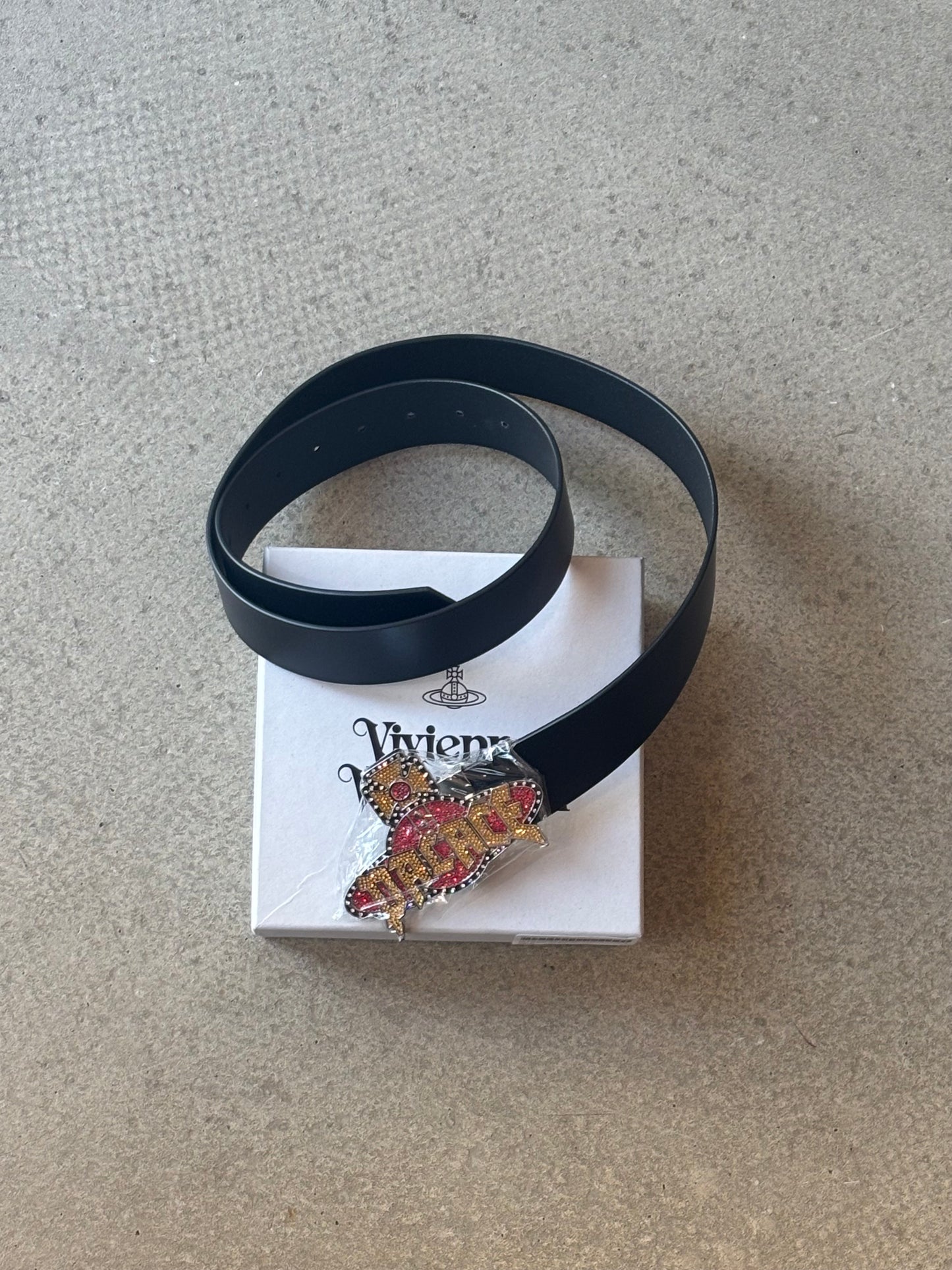 Palace x Vivienne Westwood Circus Diamante Belt in Black