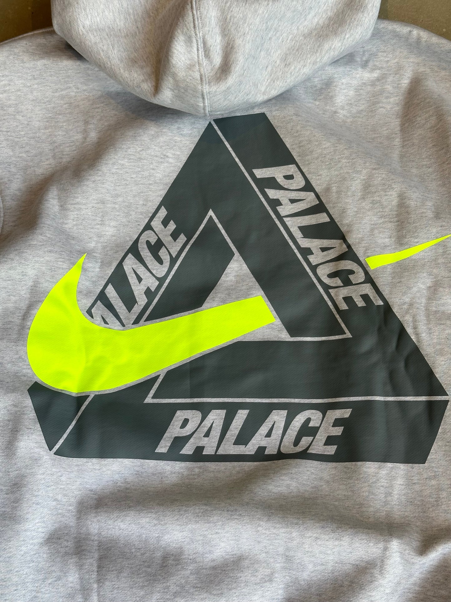 Palace Nike Tri Swoosh Hood Grey Marl Small & Medium
