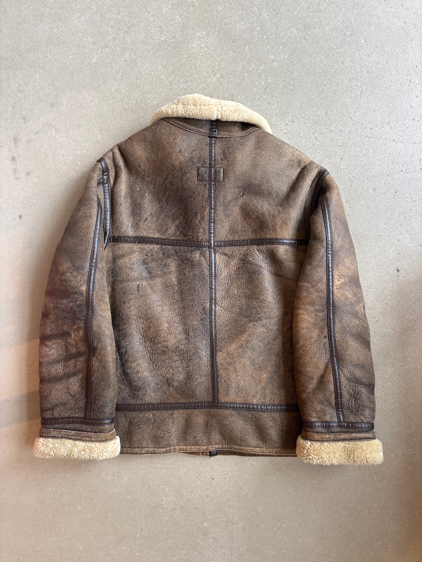 Offset Lammy Coat Brown 48