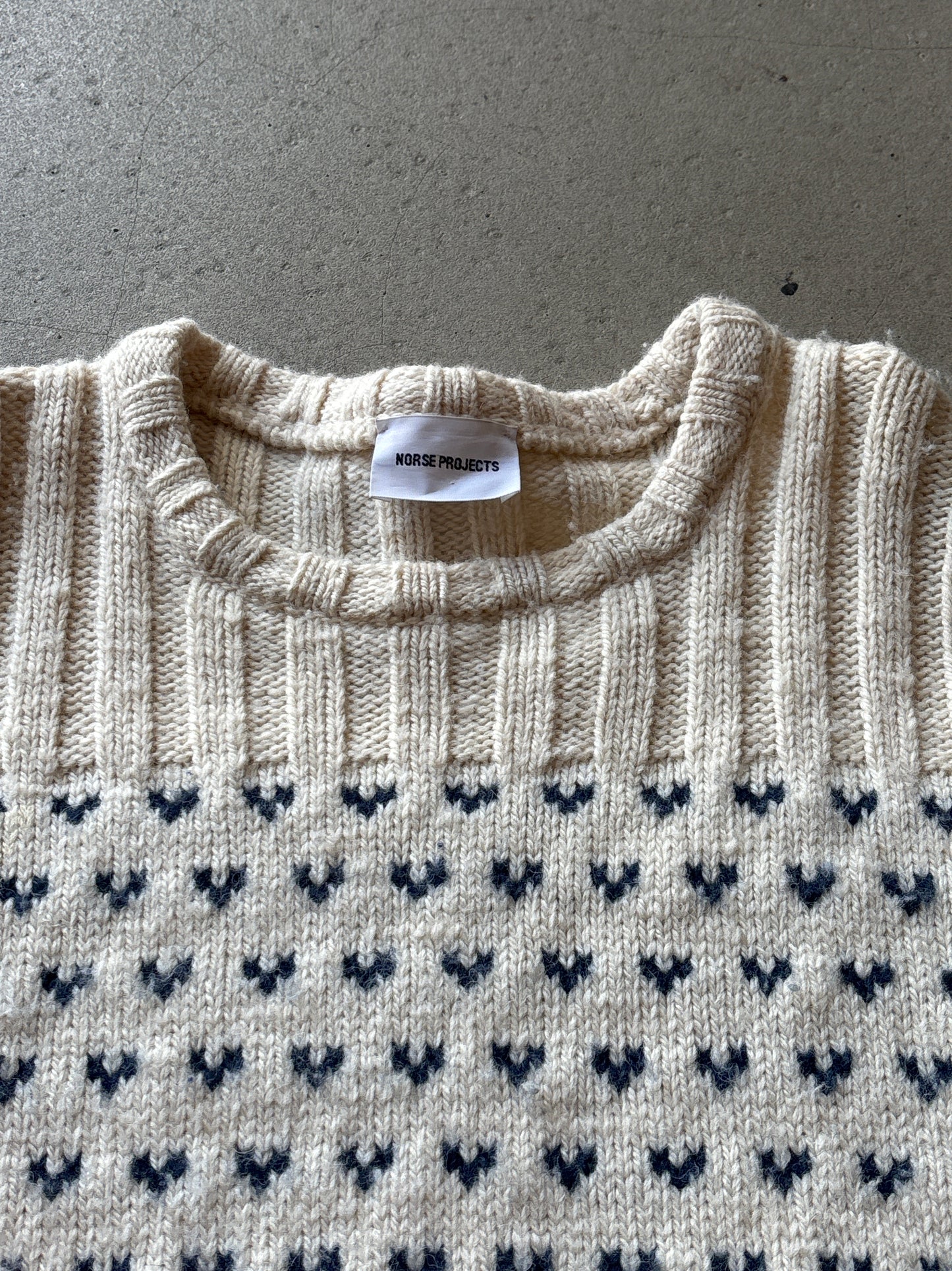 Norse Projects Knitted Sweater XL White