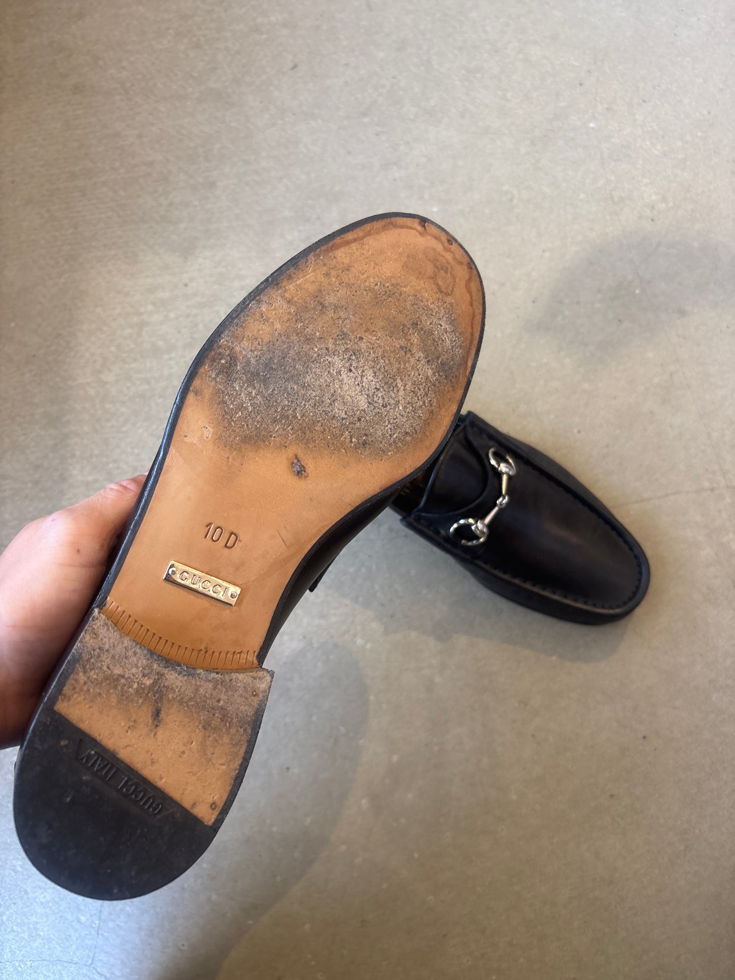 Gucci Horse Bit Loafers Black