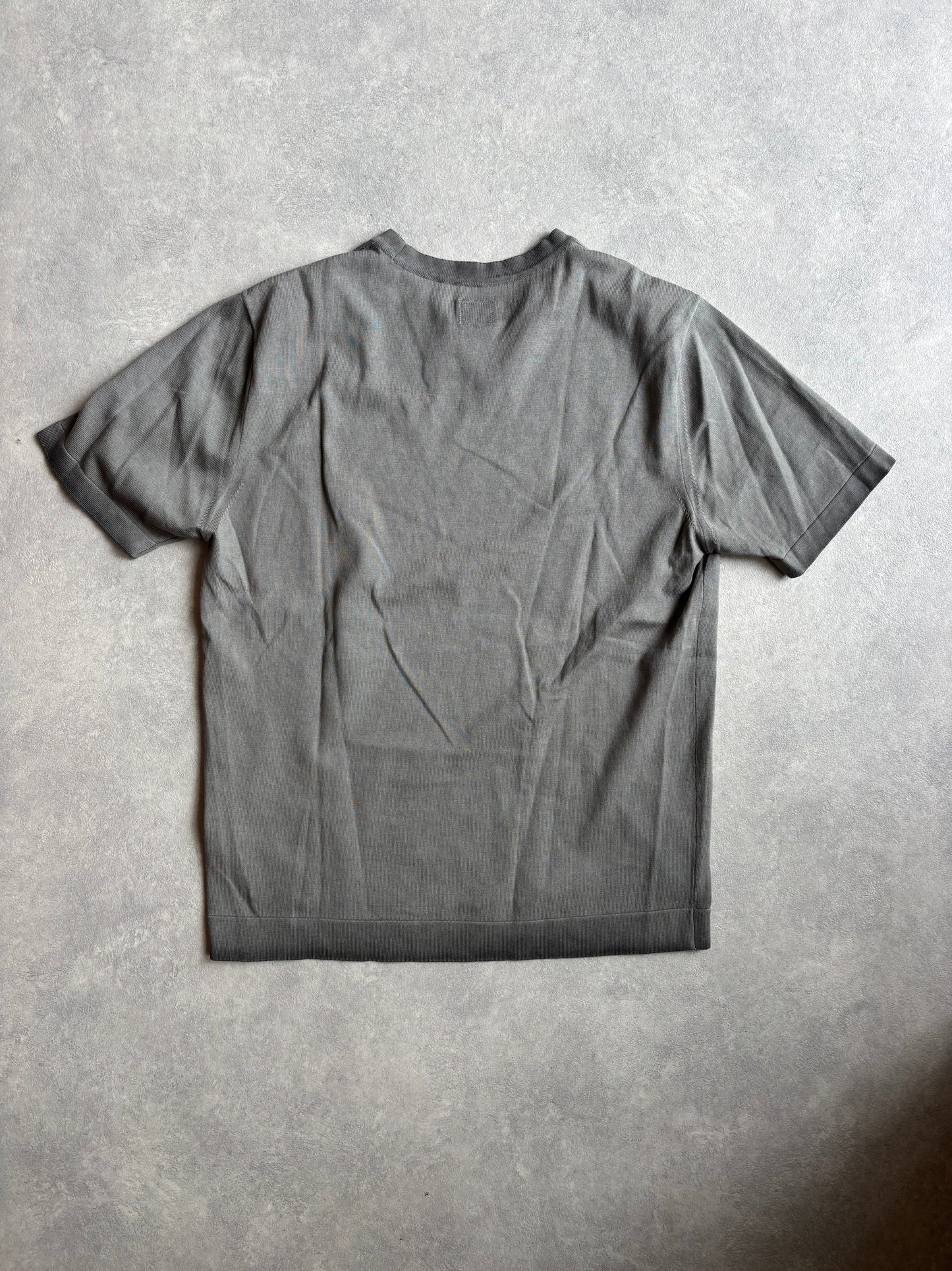C.P Company Ribbed Tee Grey Washed L