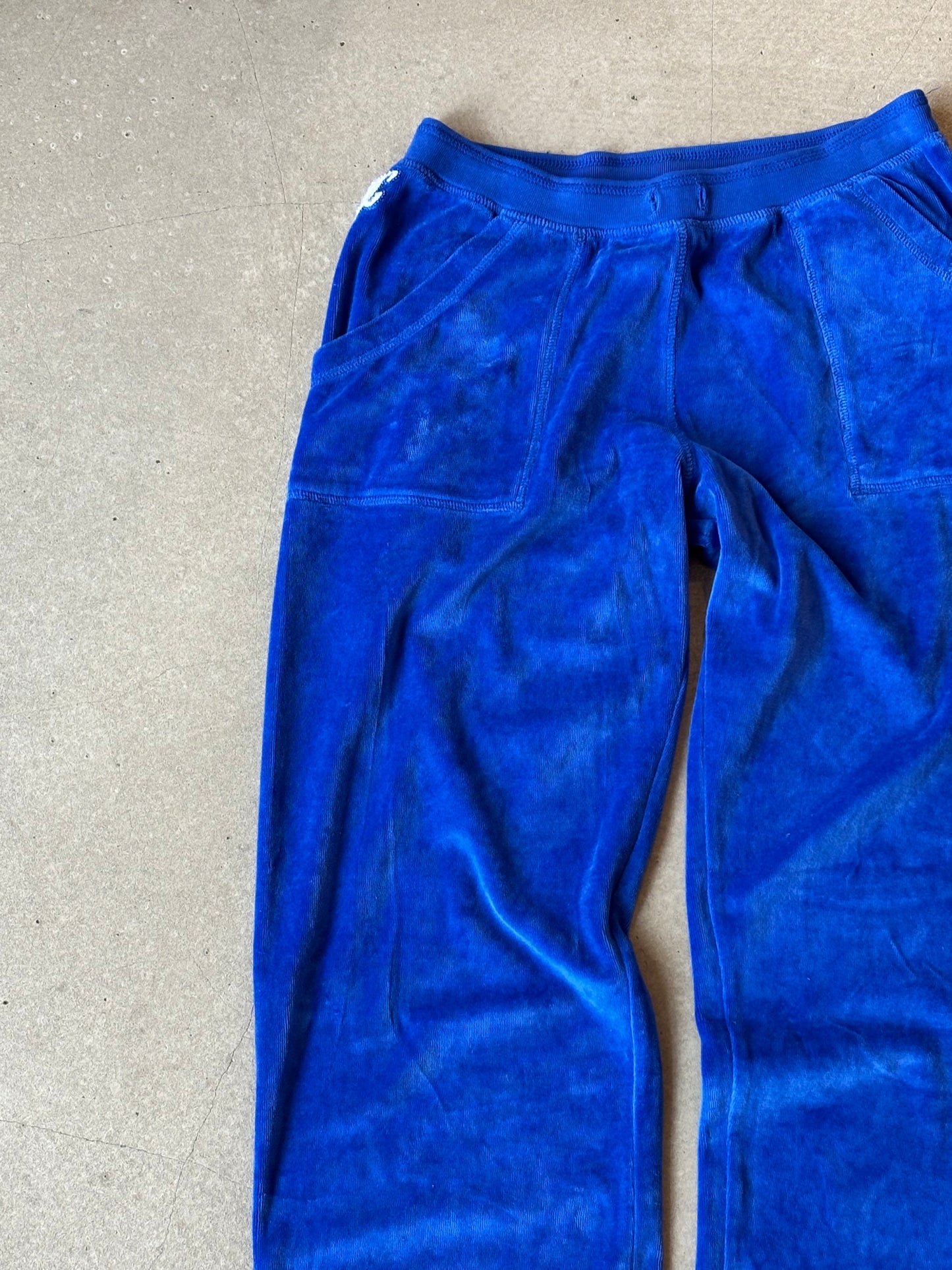 Just Cavalli Velour Track Pants Blue S