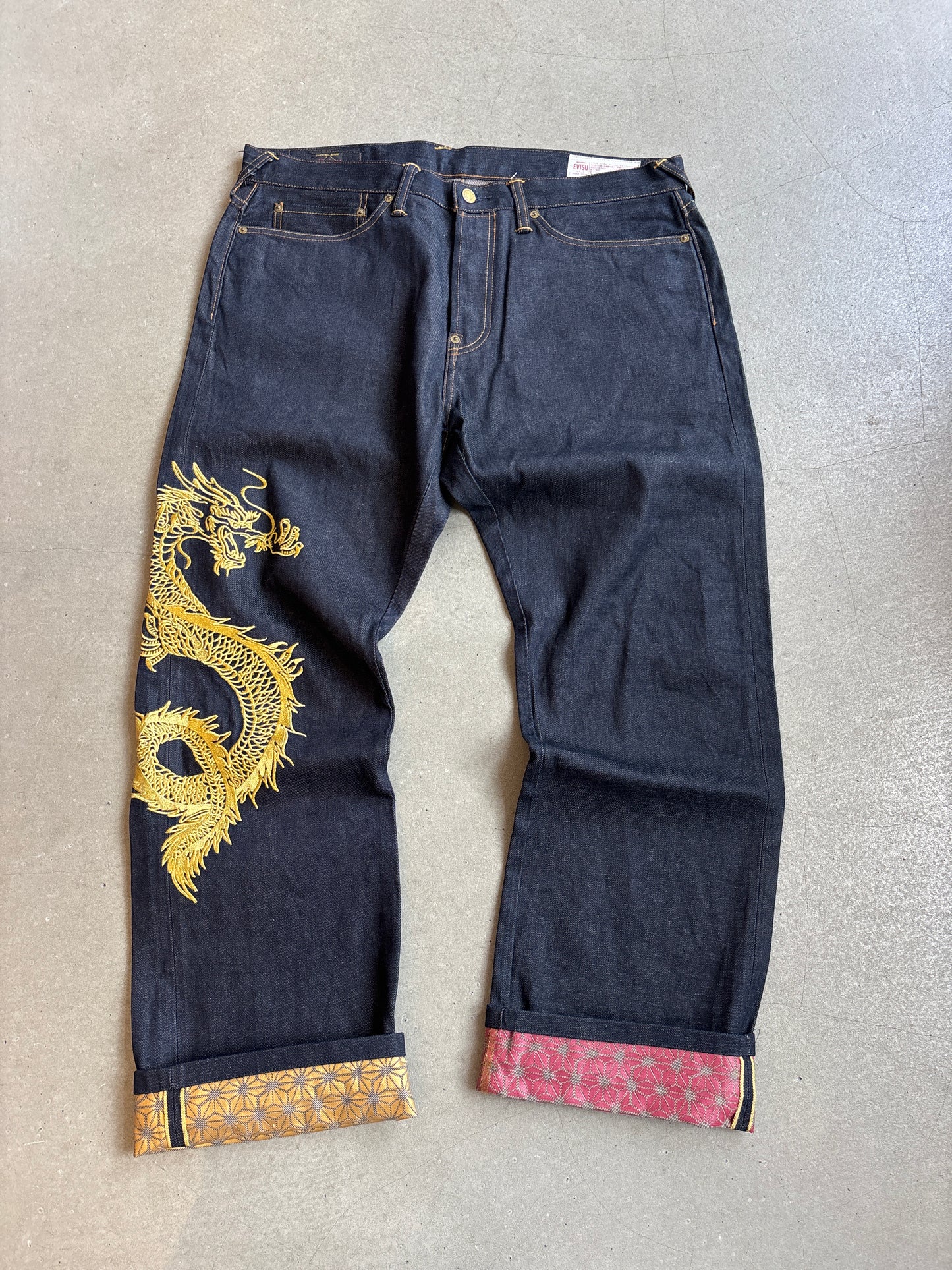 Evisu Year Of The Dragon Jeans 38X34