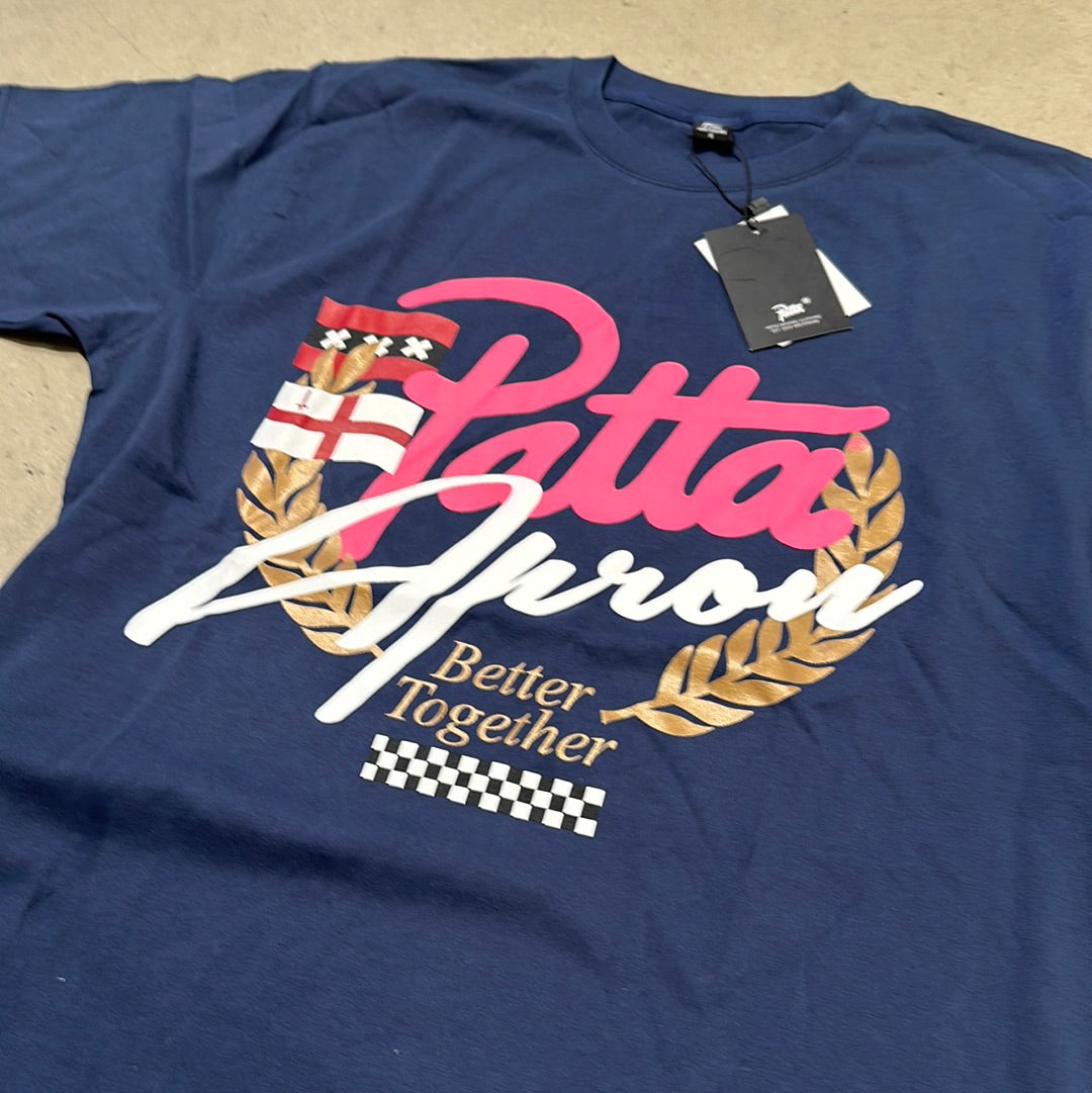 The Patta x Apron Records Tee Blue S