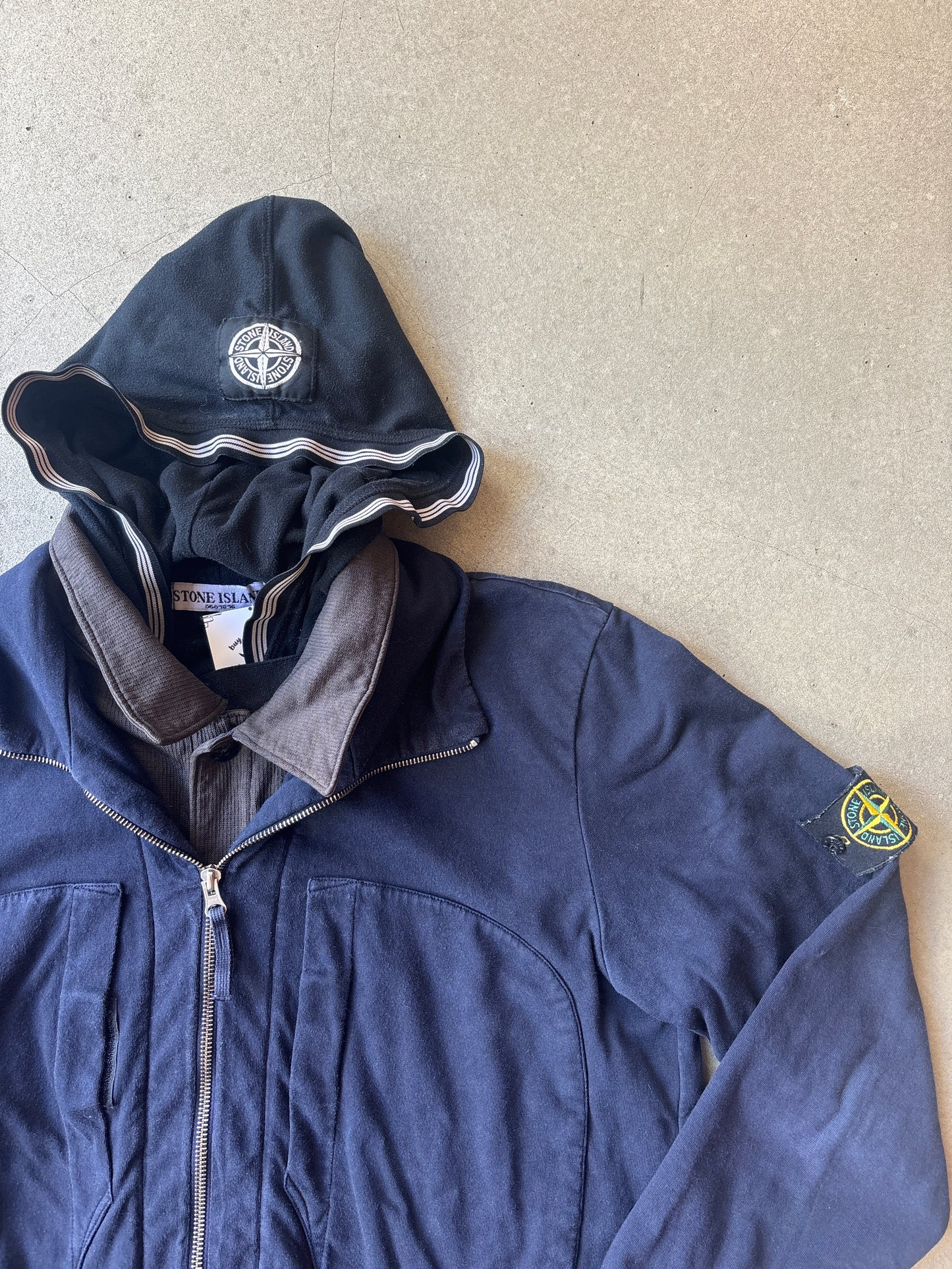 Vintage Stone Island Sweater Navy L