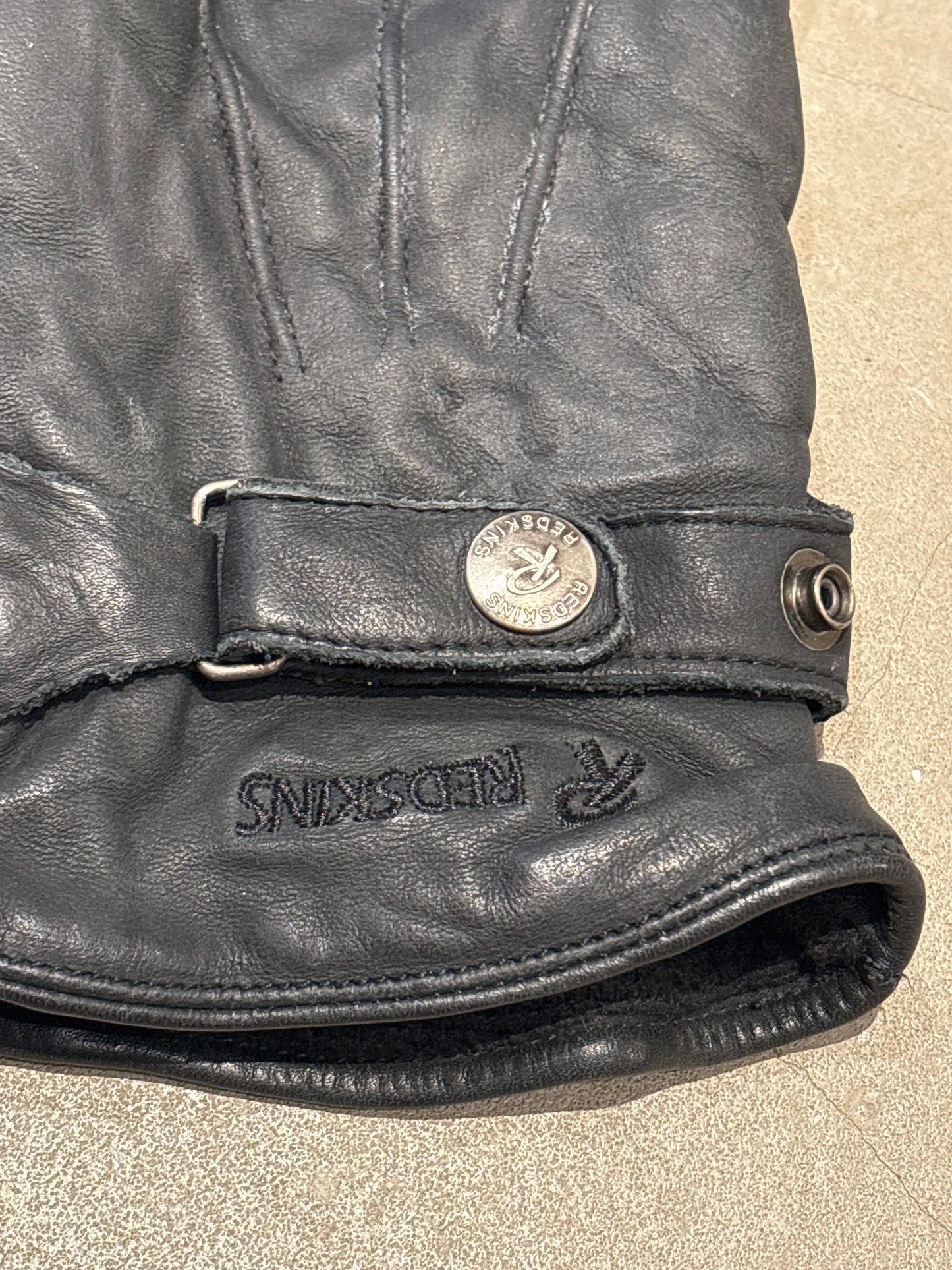 Redskins Leather Gloves Black XL