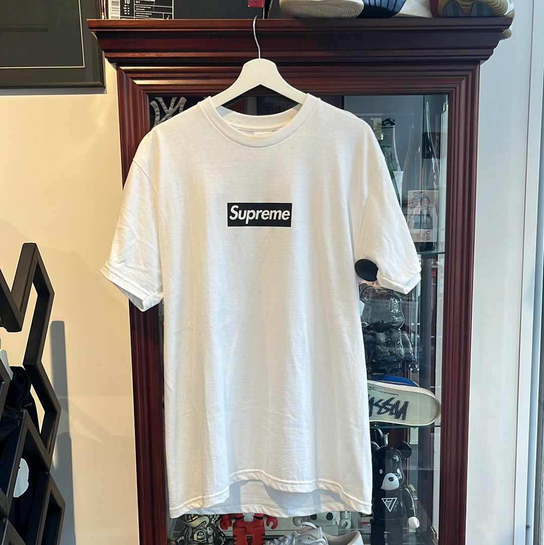 Supreme Paris Supreme T Shirt White And Black Supreme Box