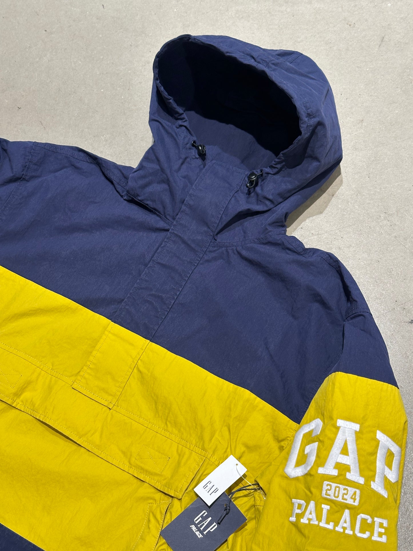 Palace x Gap Windbreaker Blue/Yellow