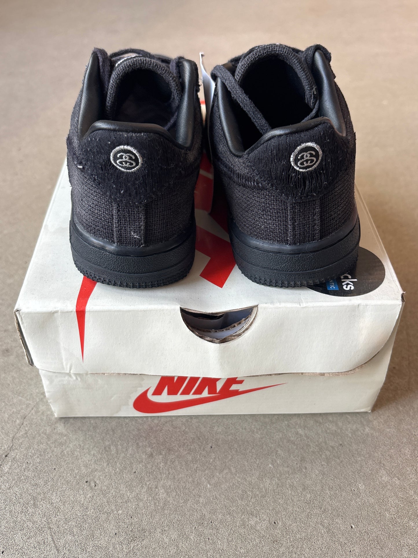 Nike x Stüssy Air Force 1 Black EU 35
