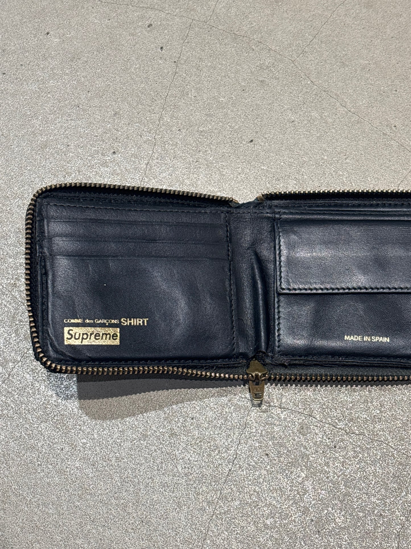 Supreme X CDG Polka Dot Wallet Black