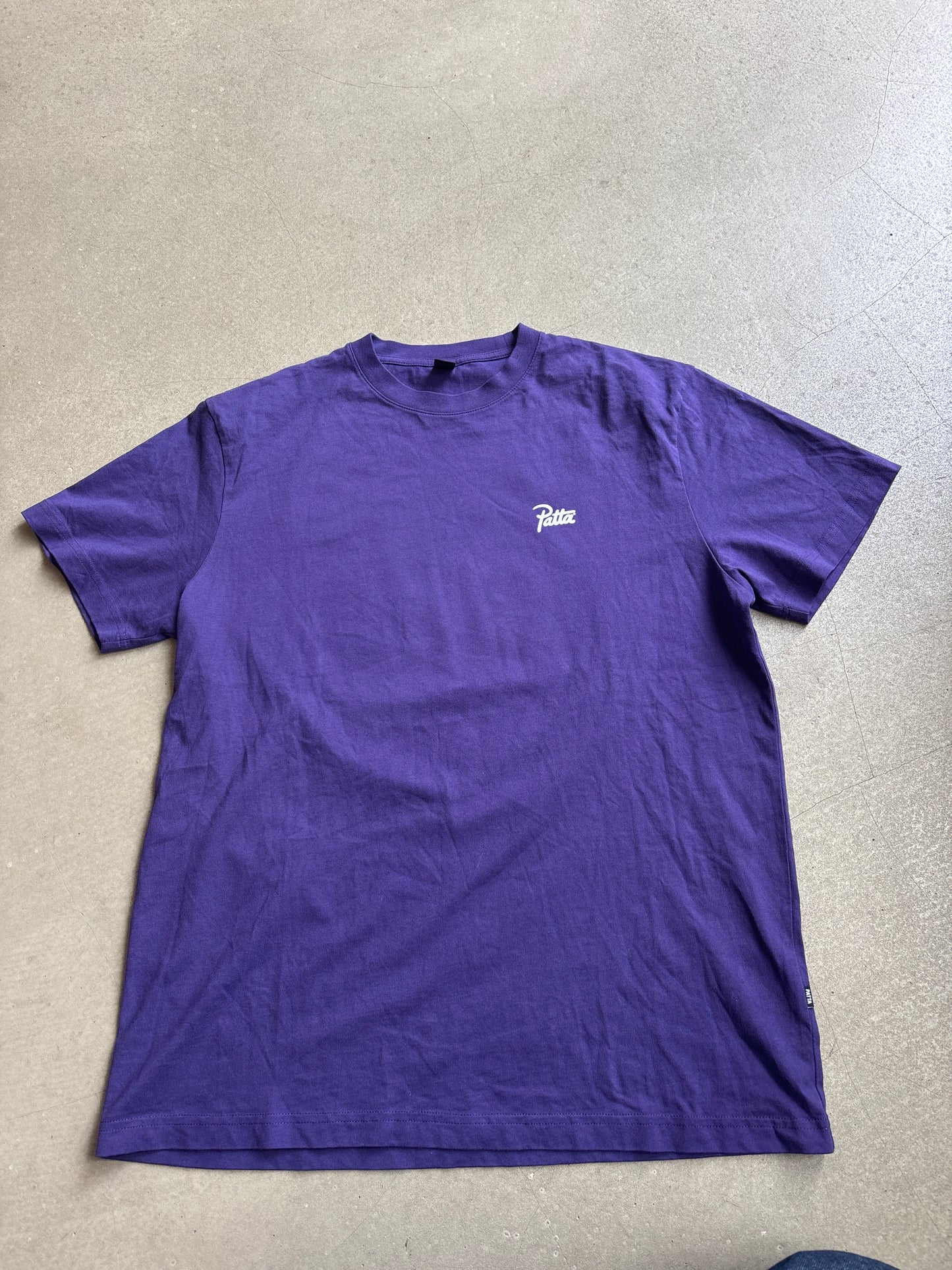 Patta Amsterdam Acid Mushroom Print Tee Purple L