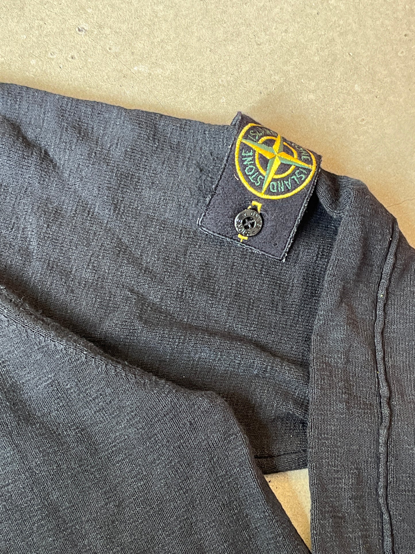 Stone Island Knitted Polo Shirt XL