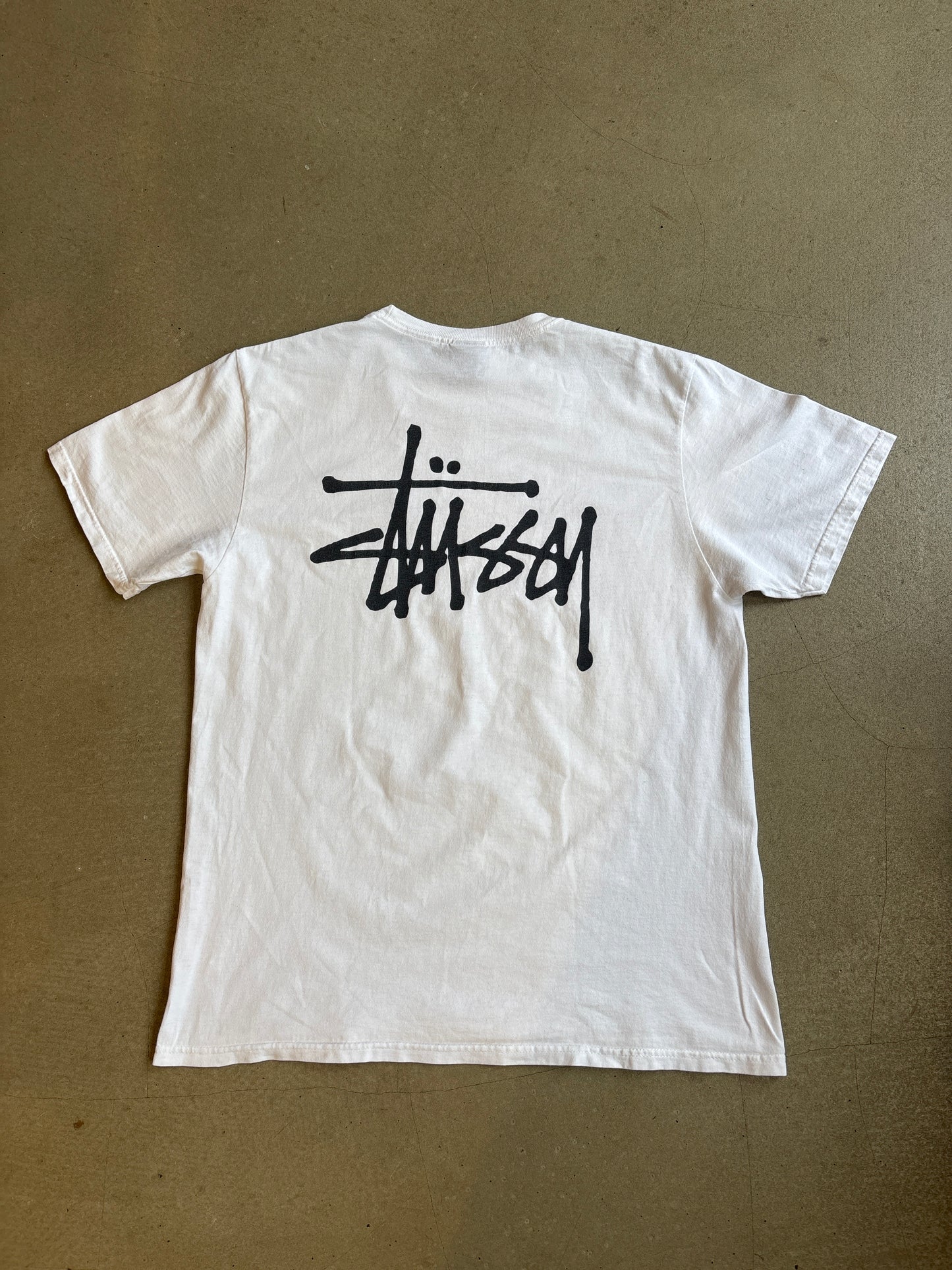 Stussy Logo Tee White M