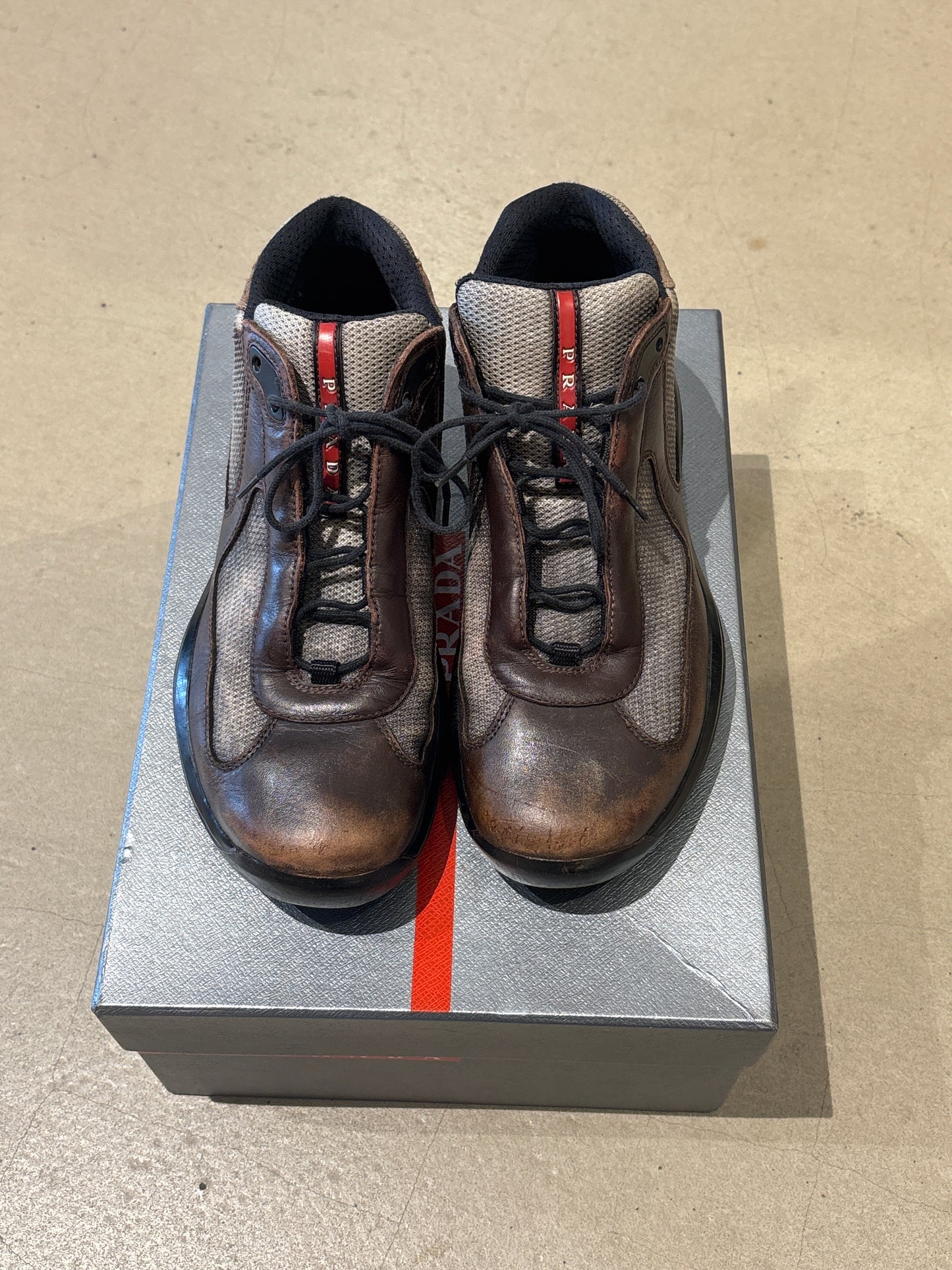 Prada Cup Mid Brown size UK 6.5 (42)
