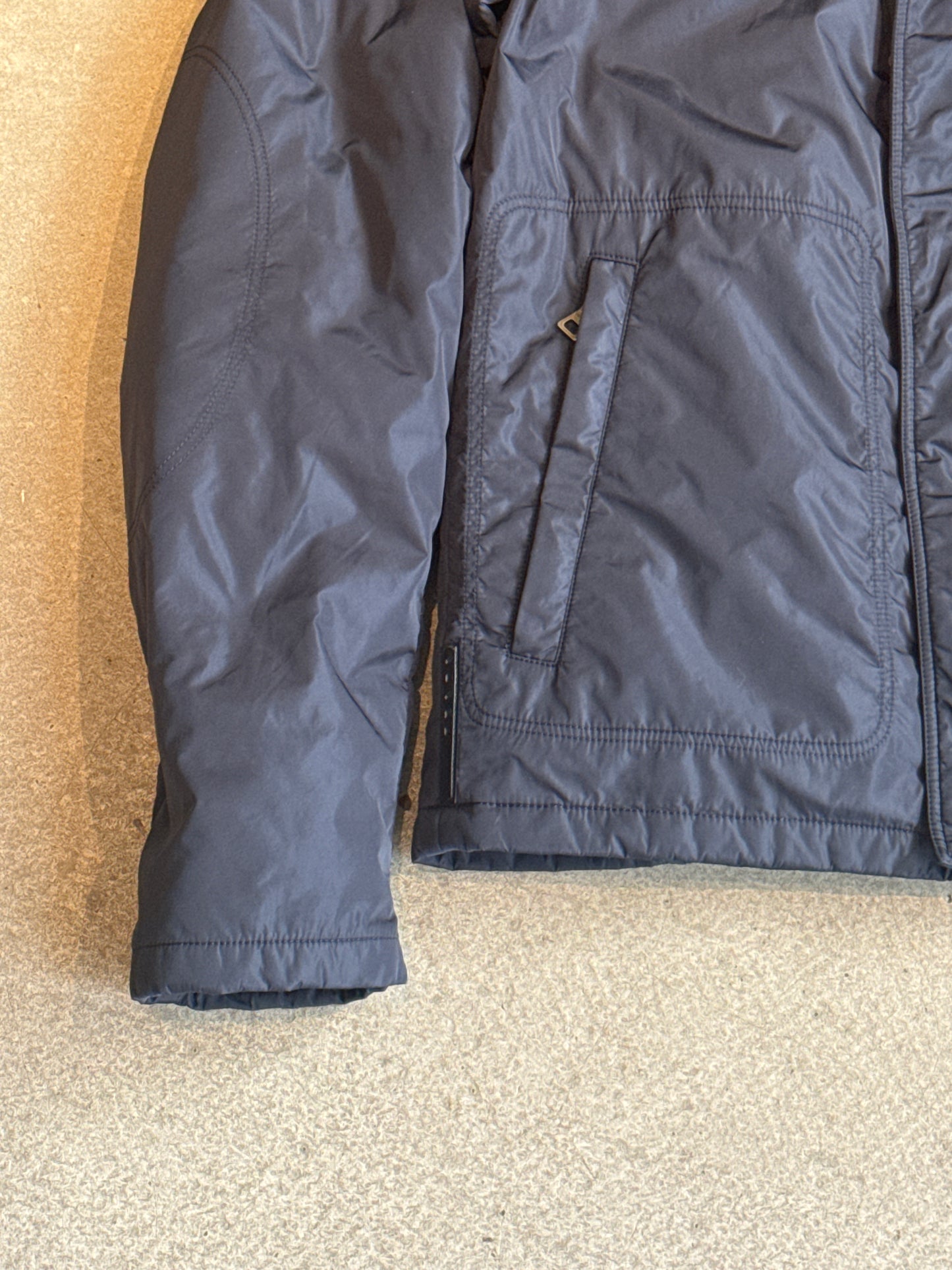 Prada Black Label Nylon Down Jacket Navy S