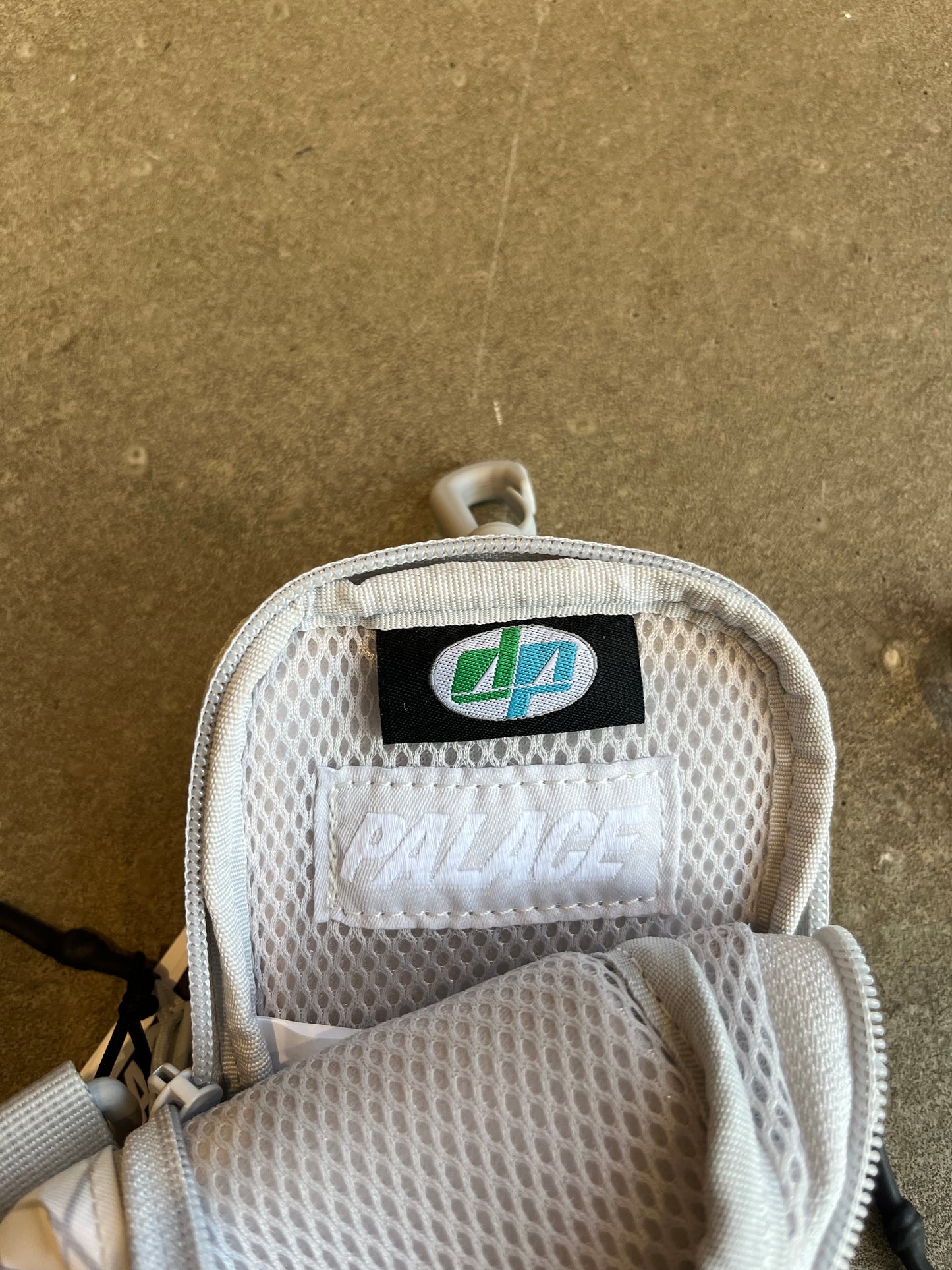 Palace Dimension Shot Bag White