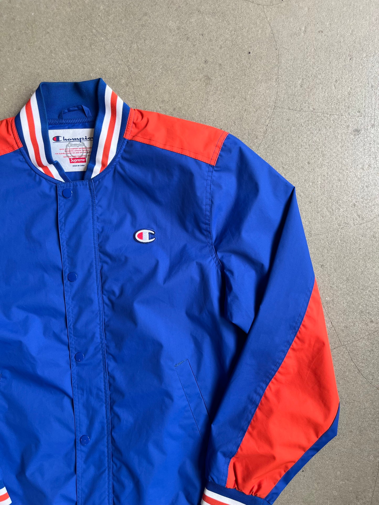 Supreme X Champion Warm-up Two Tone Jacket Large