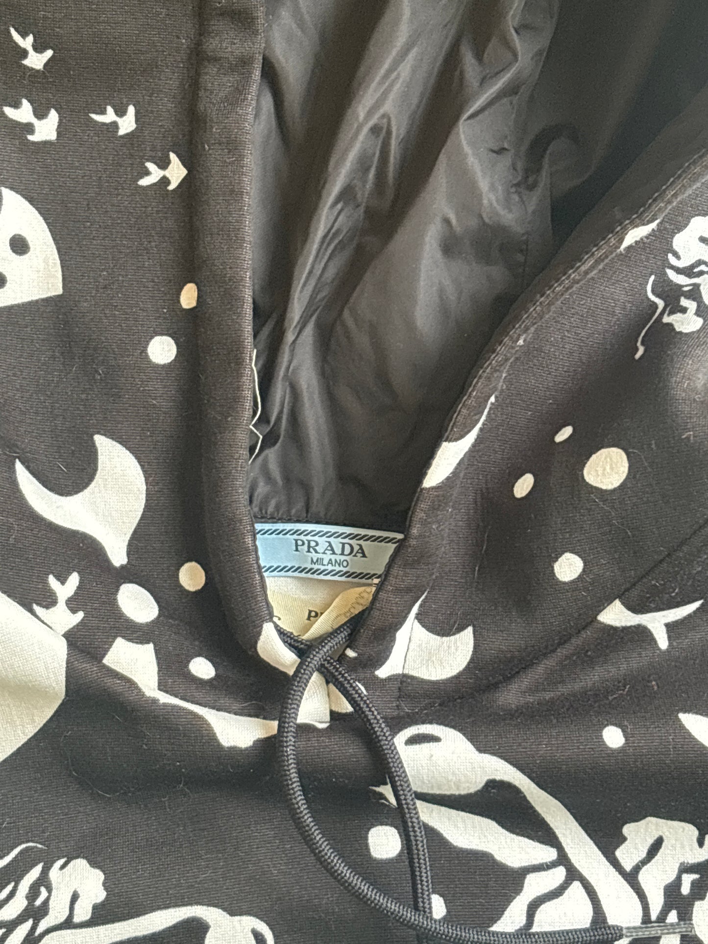 Prada Mermaid Flames Hoodie S