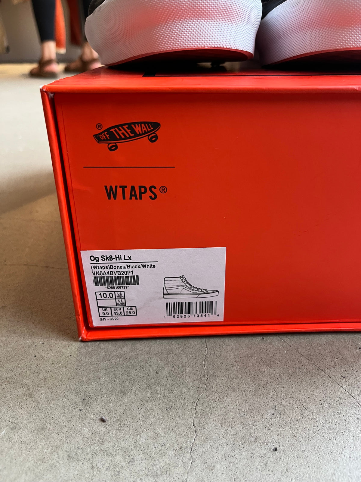Vans x Wtaps OG Sk8 Hi Bones Black 43