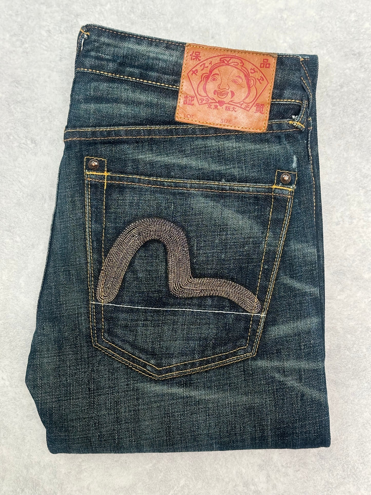 Evisu Skinny Shiny Jeans Size 32