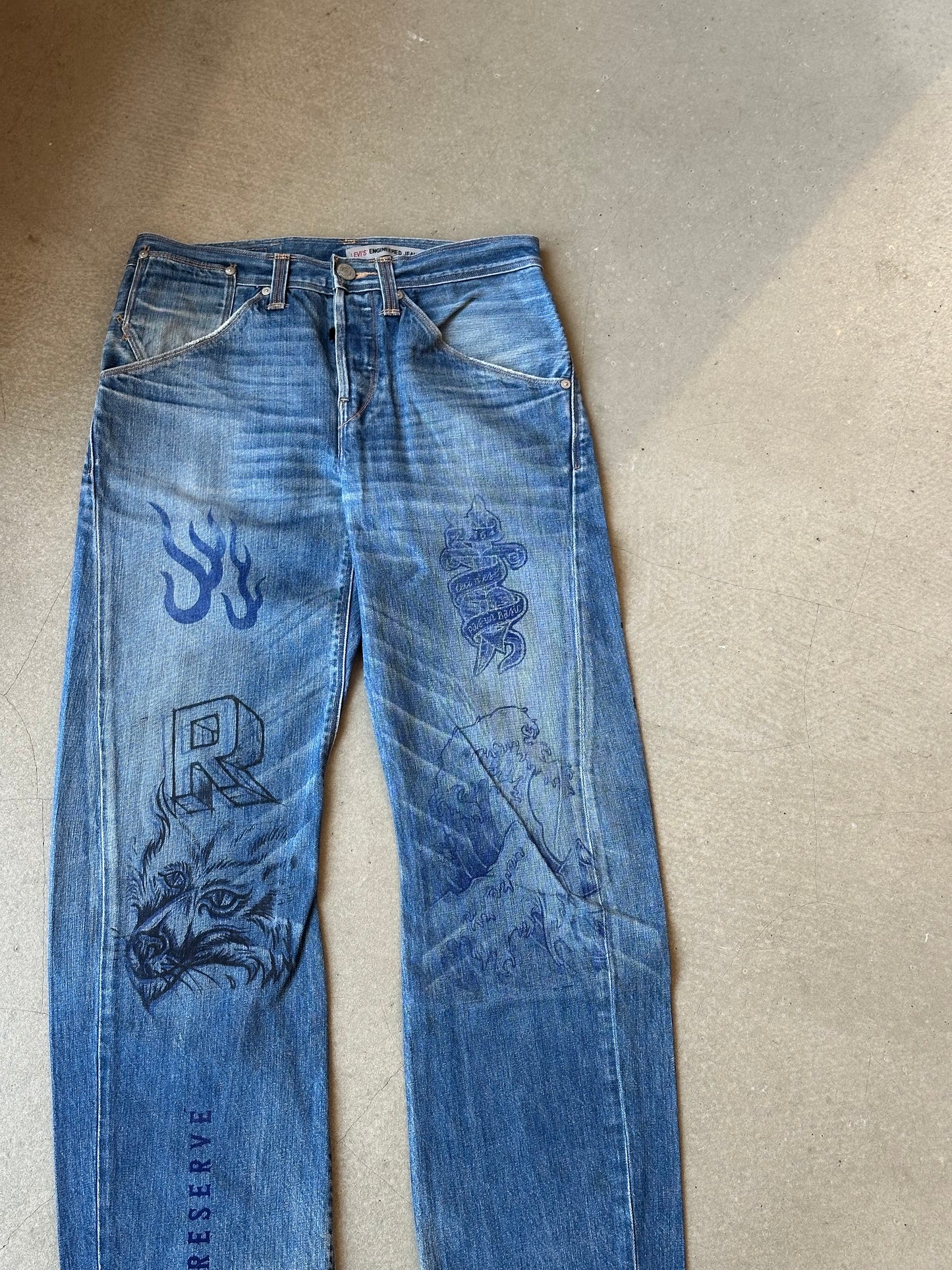 Atelier Reservé Reworked Denim Engineered Jeans W29