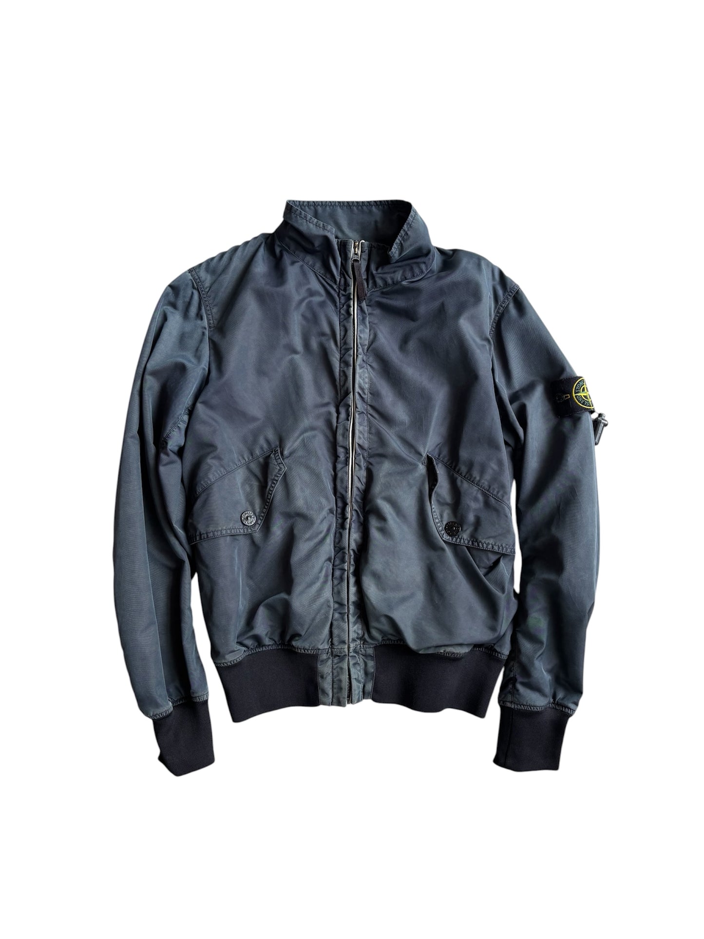 Stone Island Nylon Faded Bomber Grey Small
