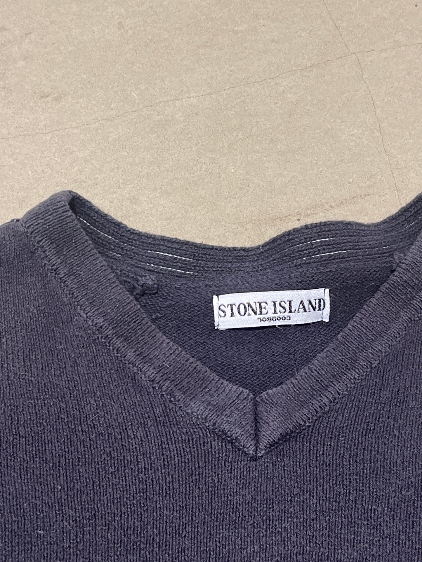 Vintage Stone Island Knit Navy XXL