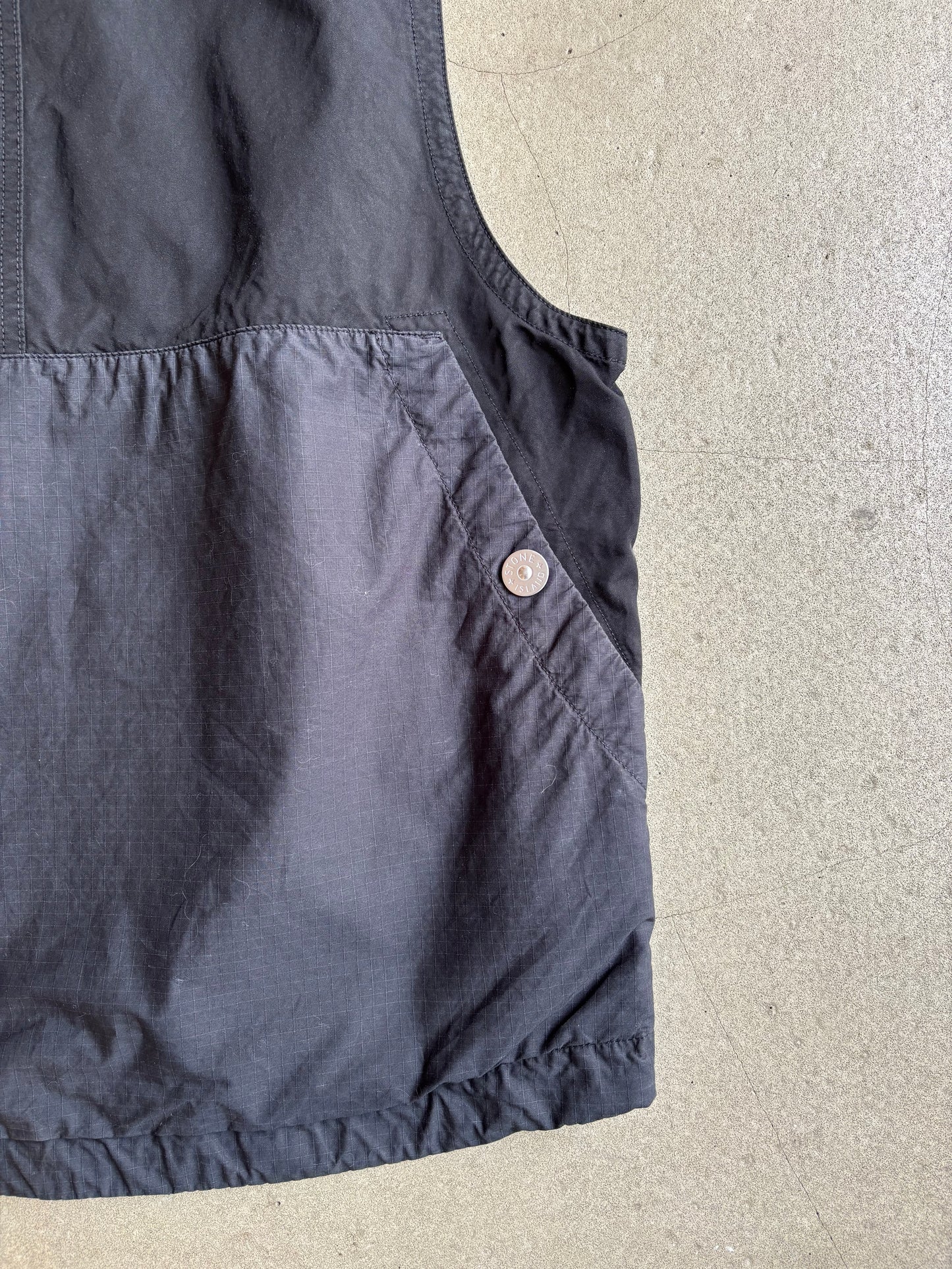 Stone Island Cotton Twill TC Vest Black Small