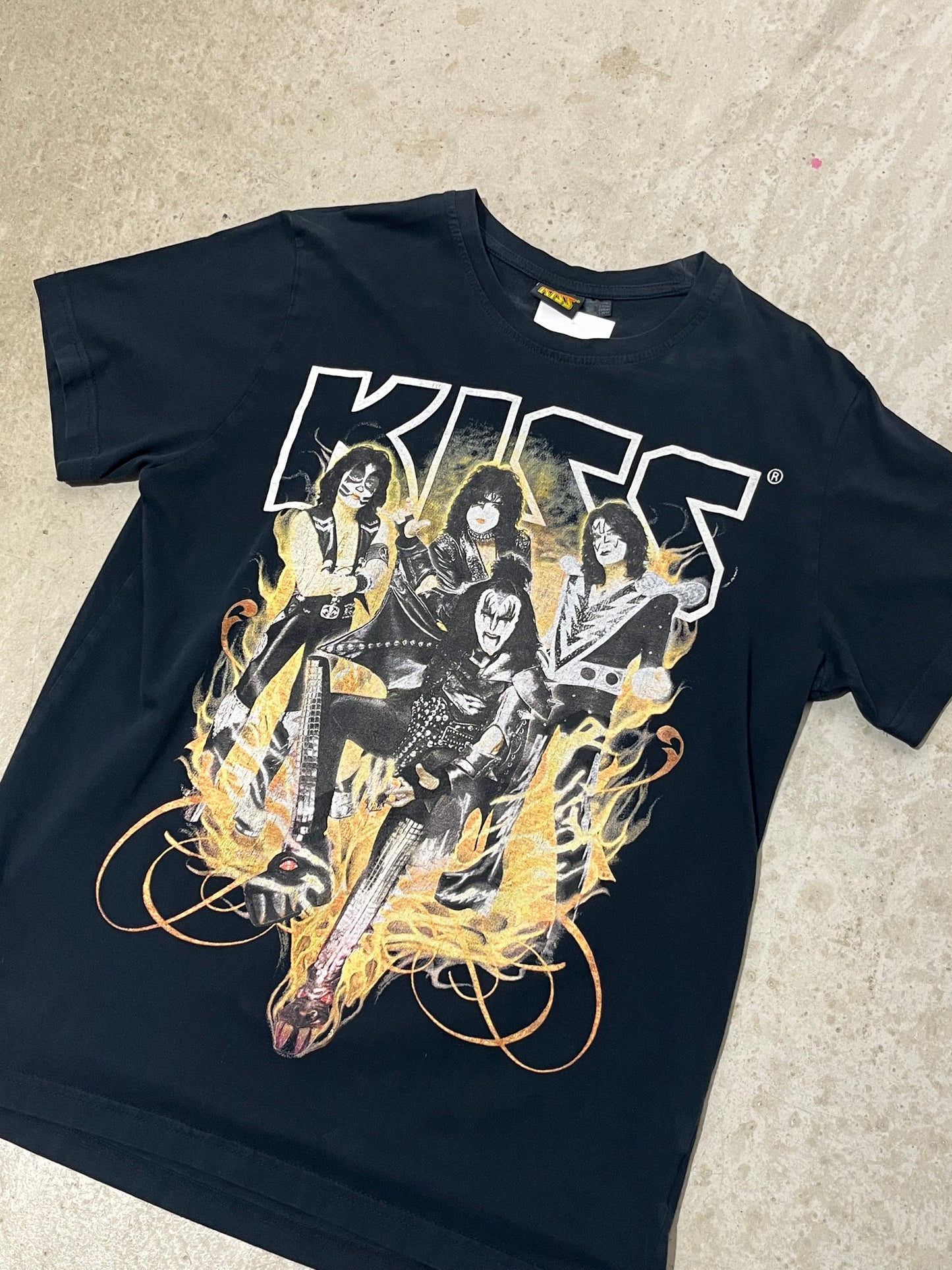 Kiss Tee Black L