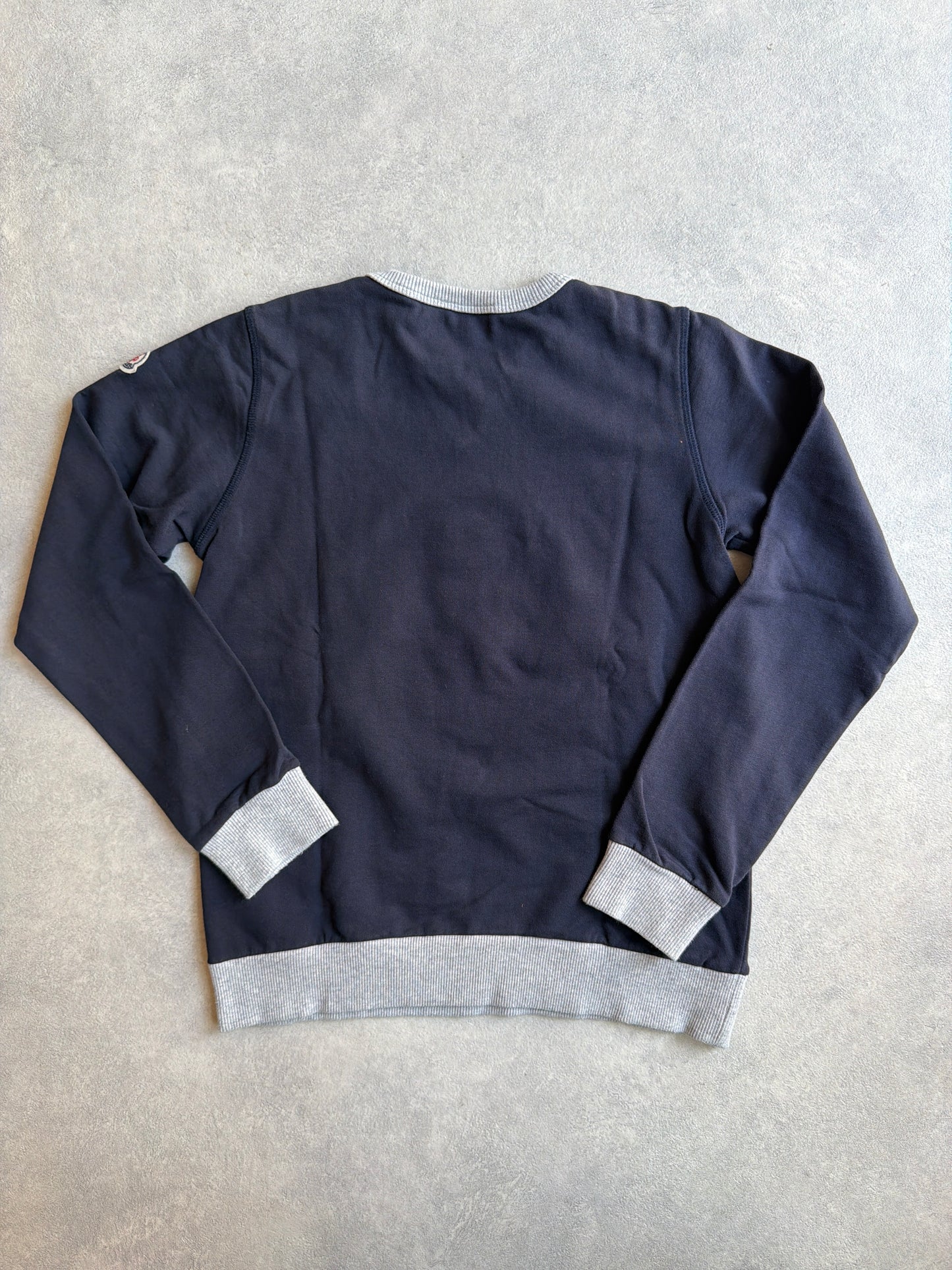 Moncler Junior Sweater Navy 12Y