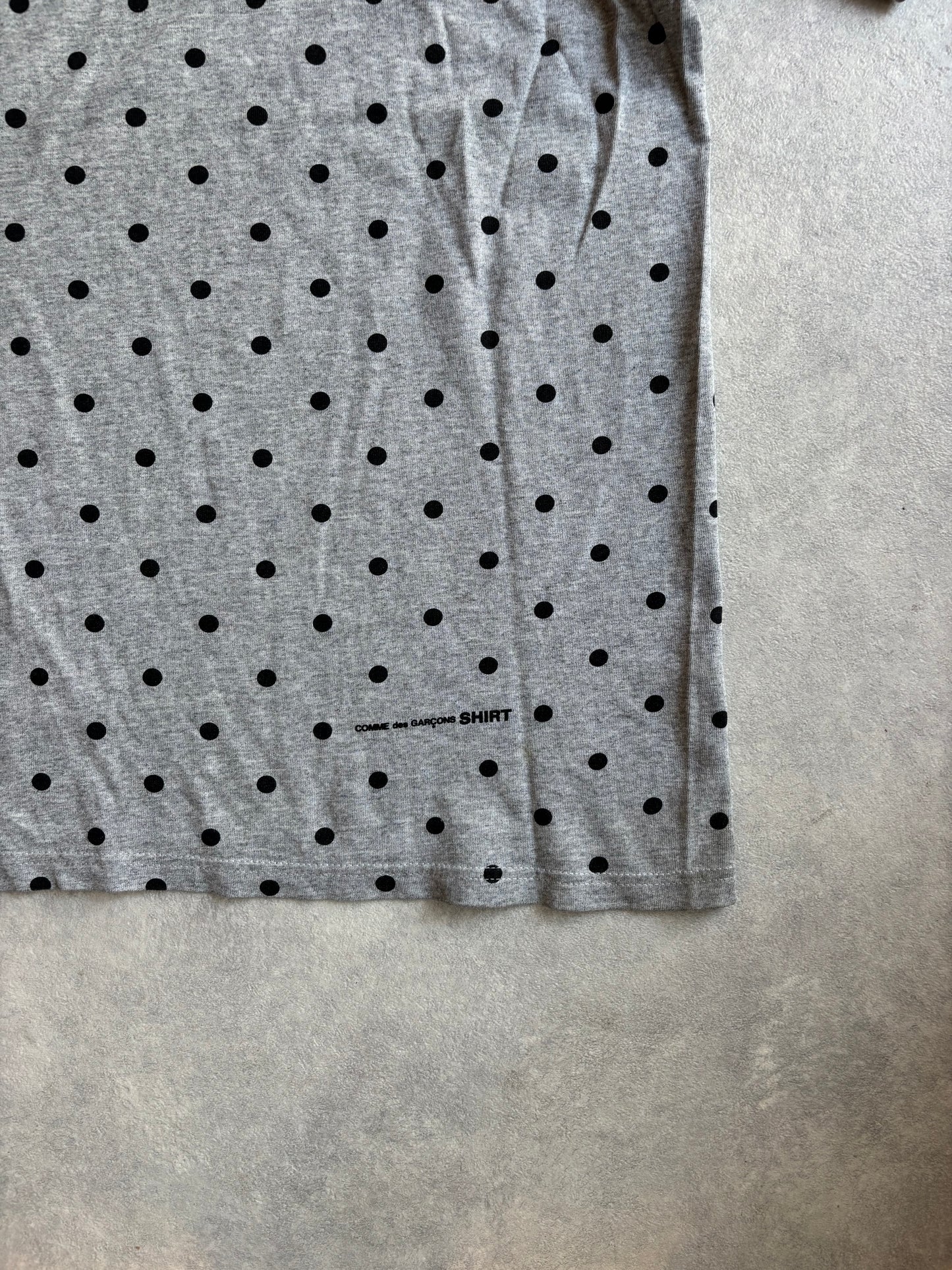 Supreme X CDG Polka Dot Box Logo T-shirt Grijs XL