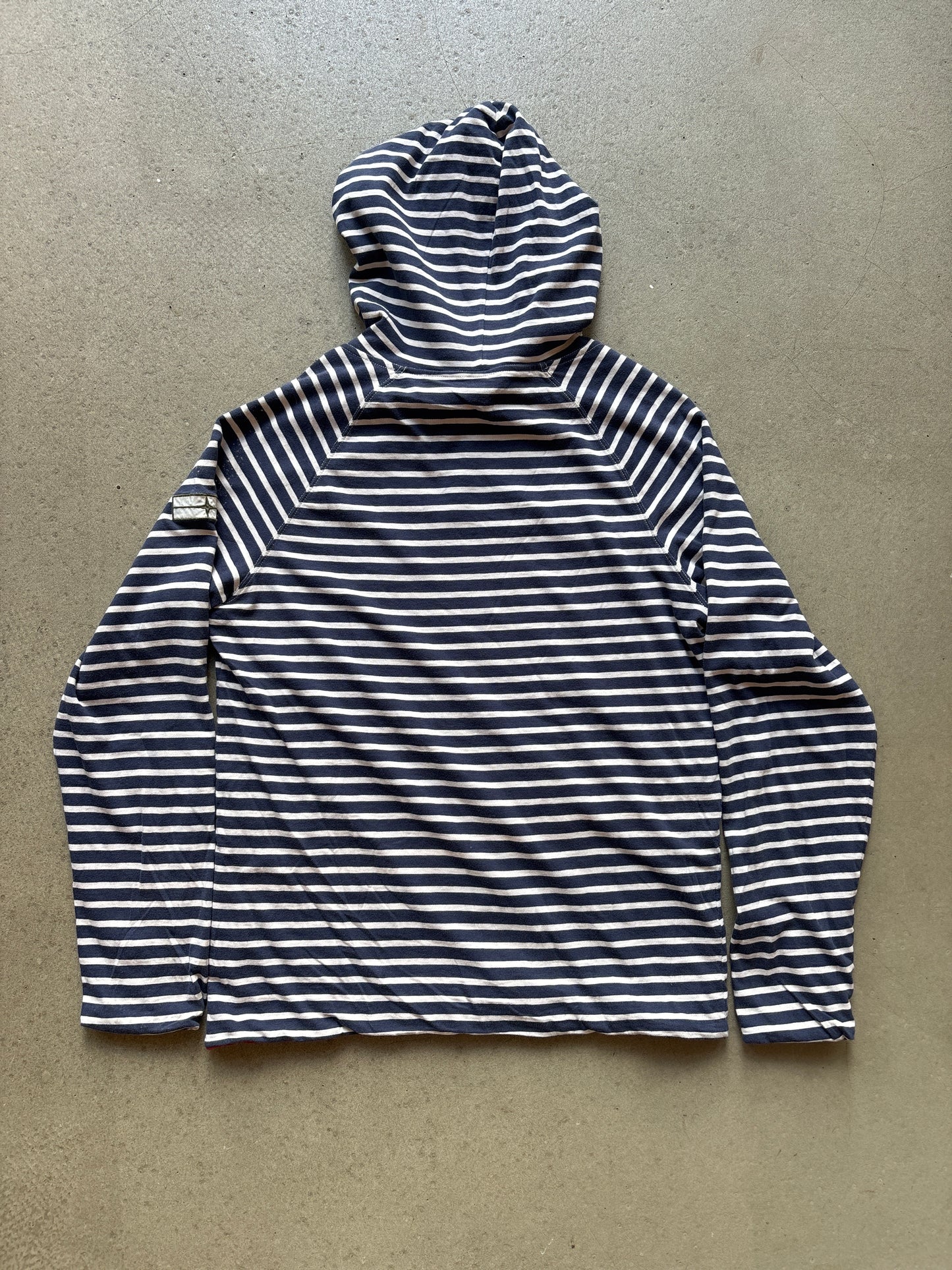 Stone Island Denims Stripe Hoodie Navy L