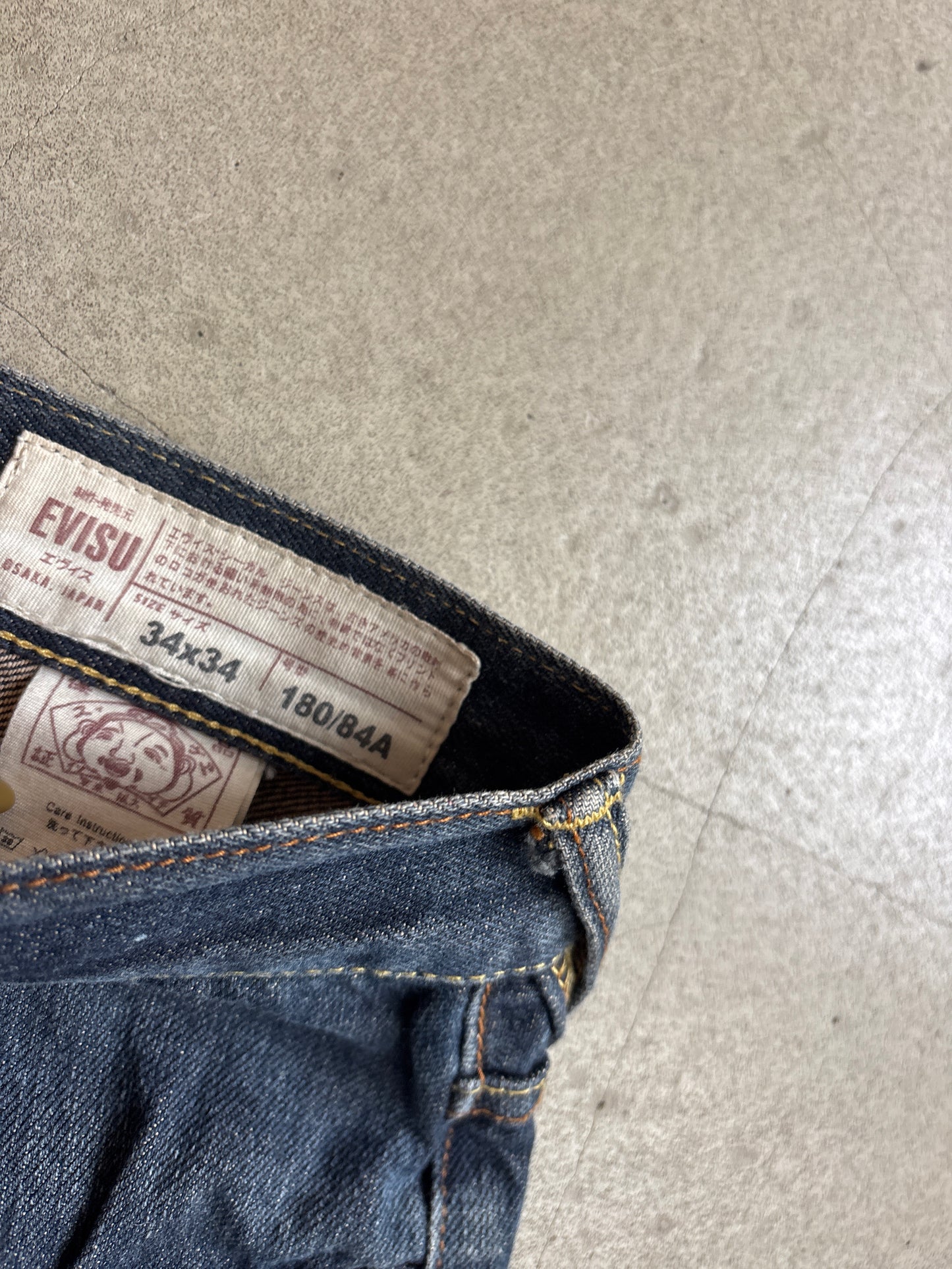 Evisu Denim White Daicock Jeans 34x34
