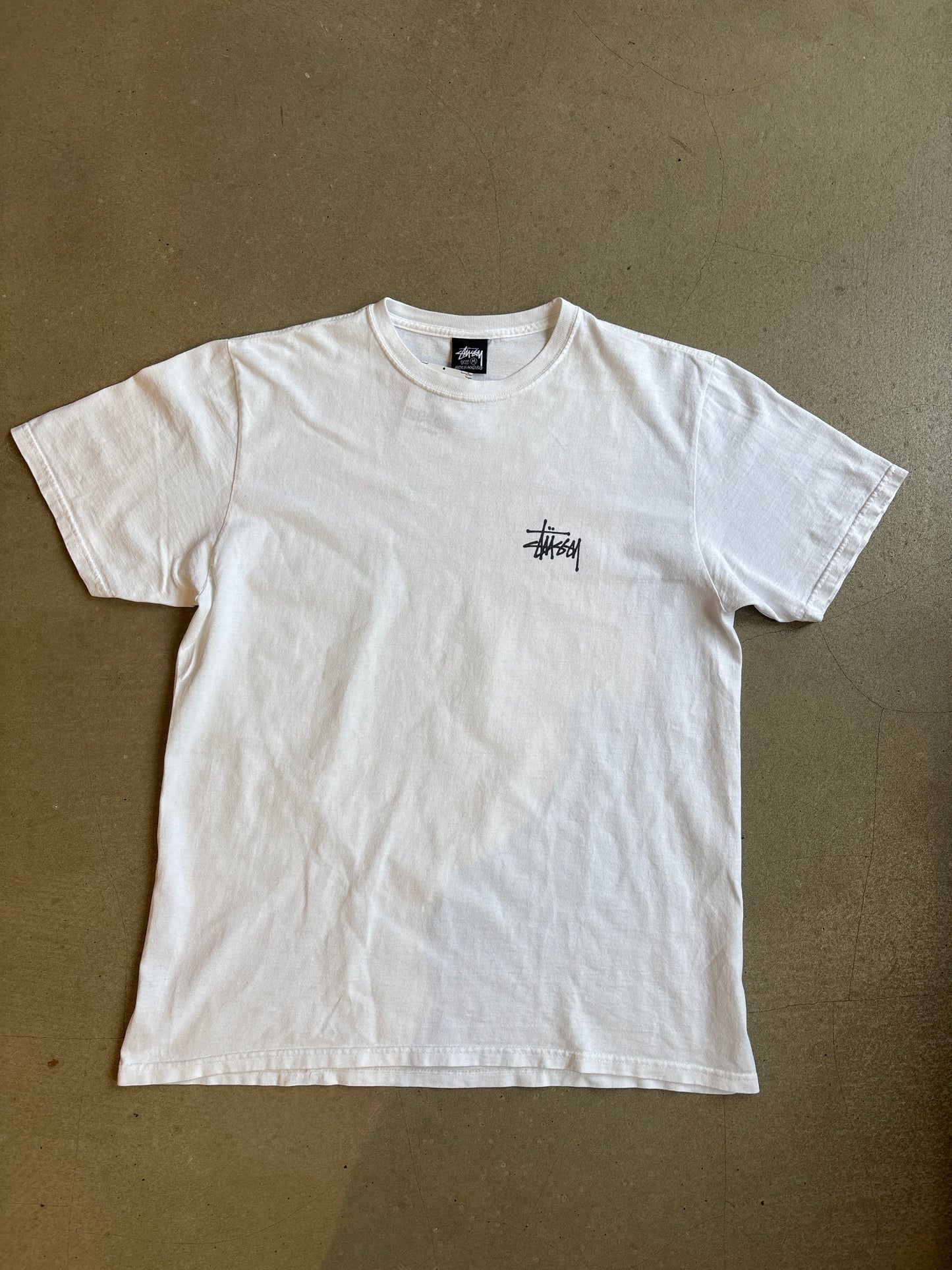 Stussy Logo Tee White M