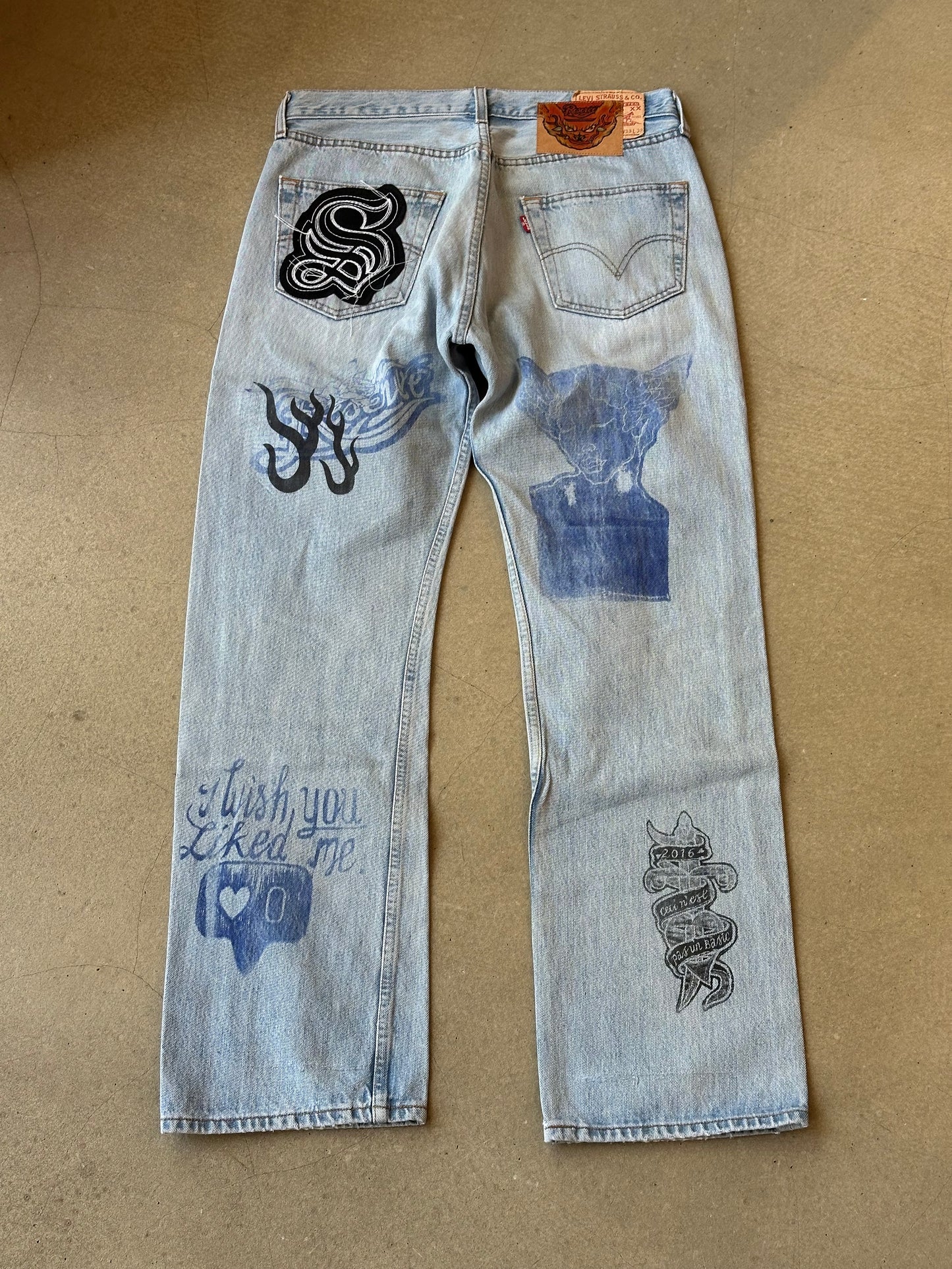 Atelier Reservé Reworked Light Denim Jeans W33