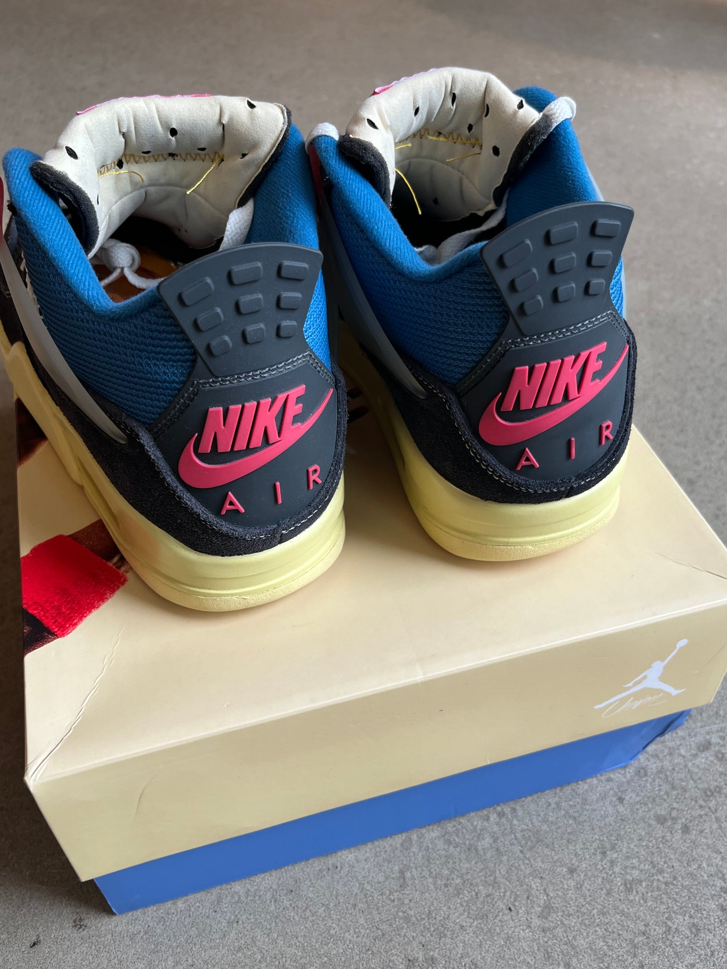 Jordan 4 Retro Union Off Noir 43